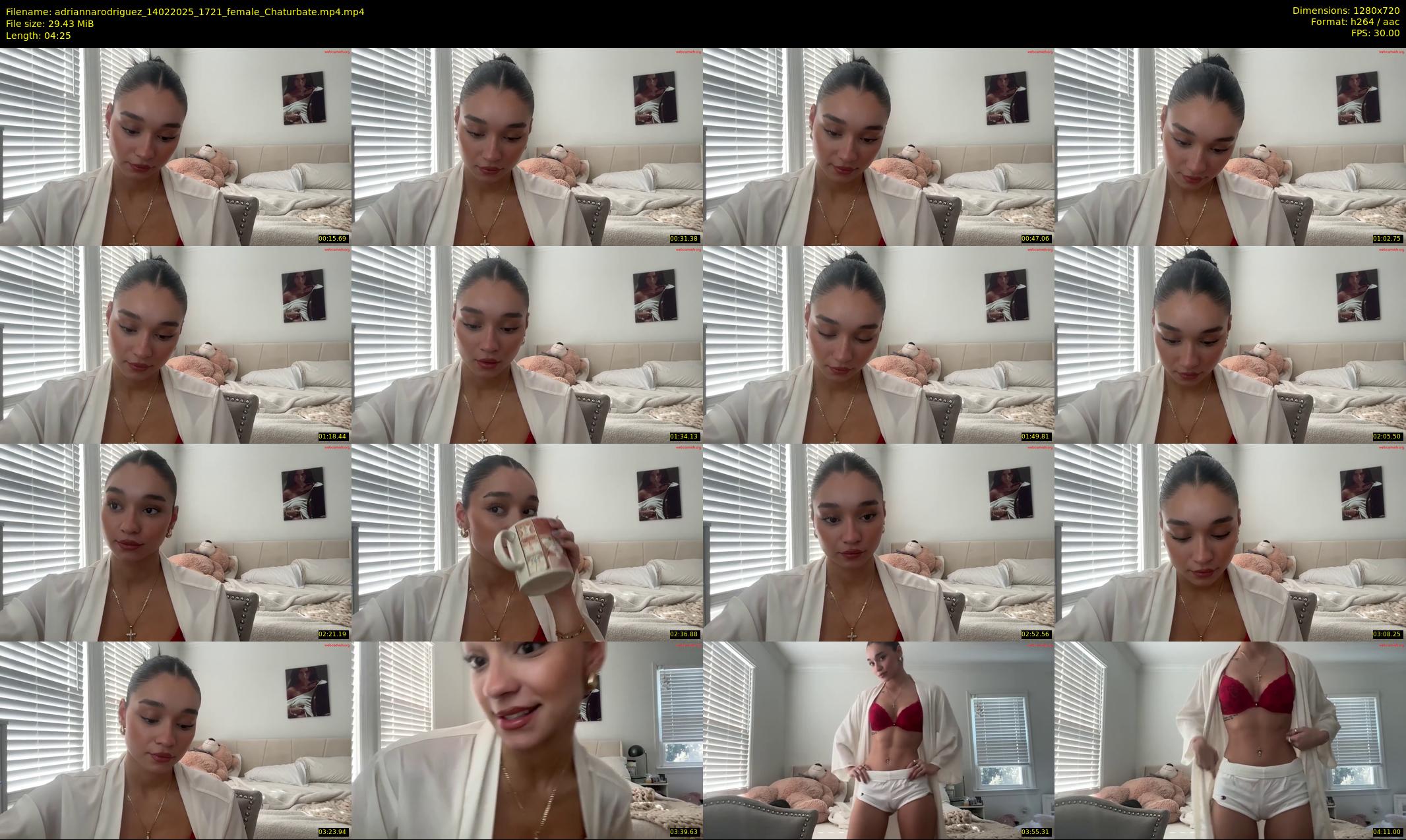 adriannarodriguez — 5 minute Chaturbate female cam show recording, 720p, Feb 14, 2025