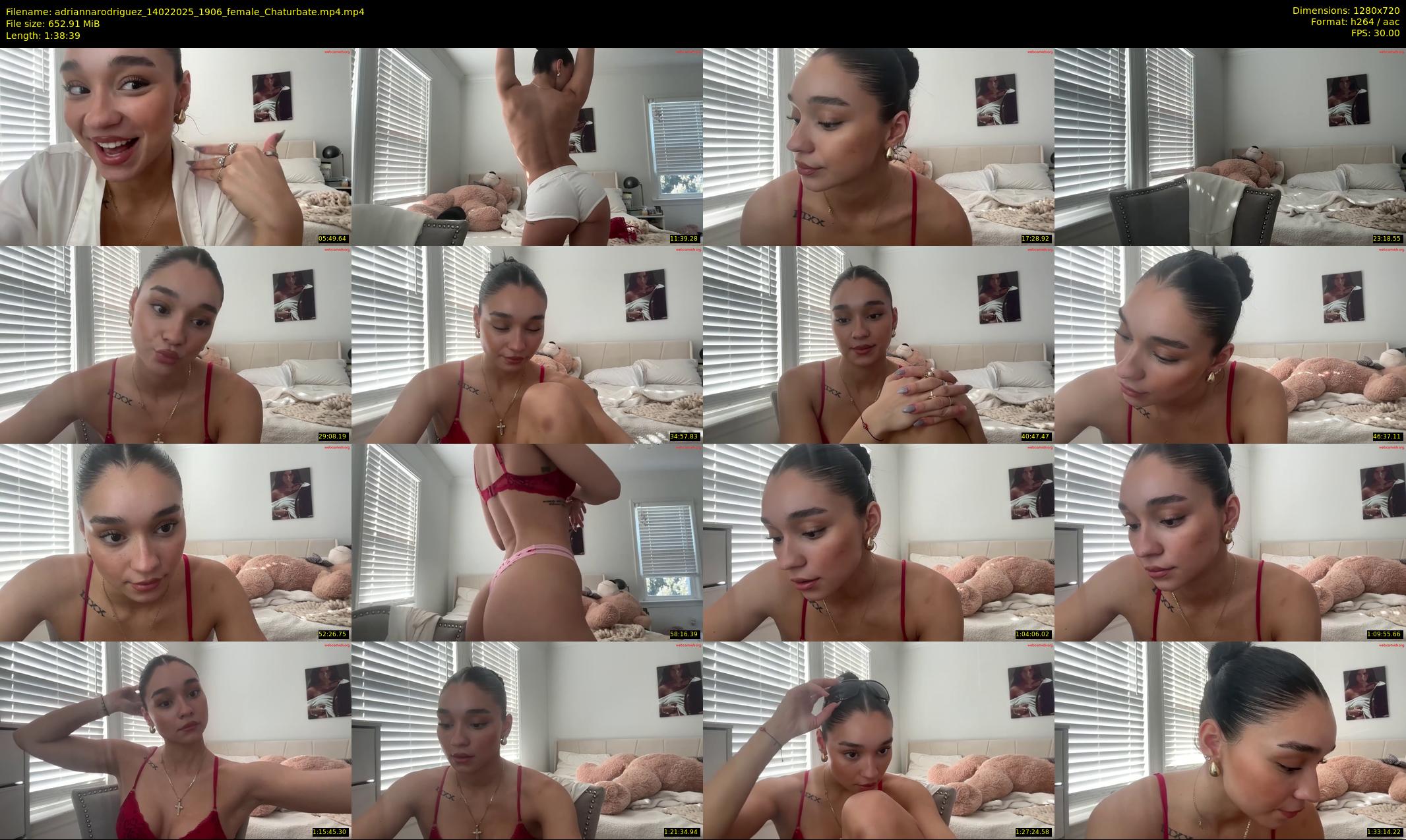 adriannarodriguez — 99 minute Chaturbate female cam show recording, 720p, Feb 14, 2025