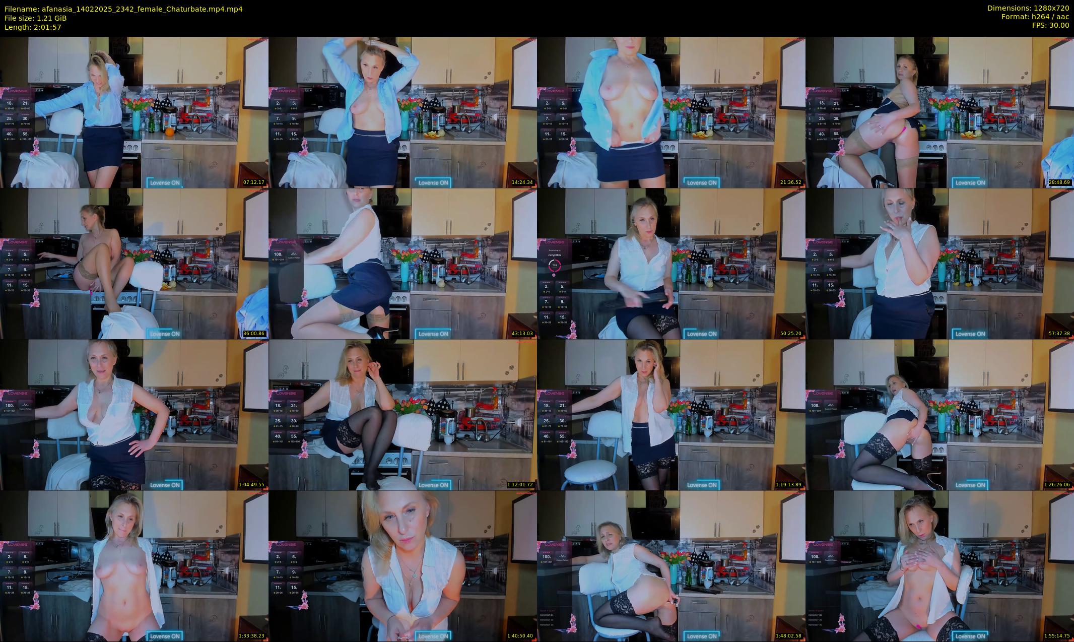 afanasia — 122 minute Chaturbate female cam show recording, 720p, Feb 14, 2025