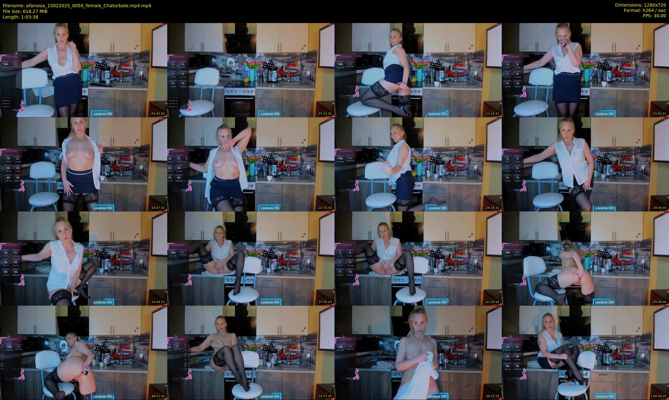 afanasia — 64 minute Chaturbate female cam show recording, 720p, Feb 15, 2025