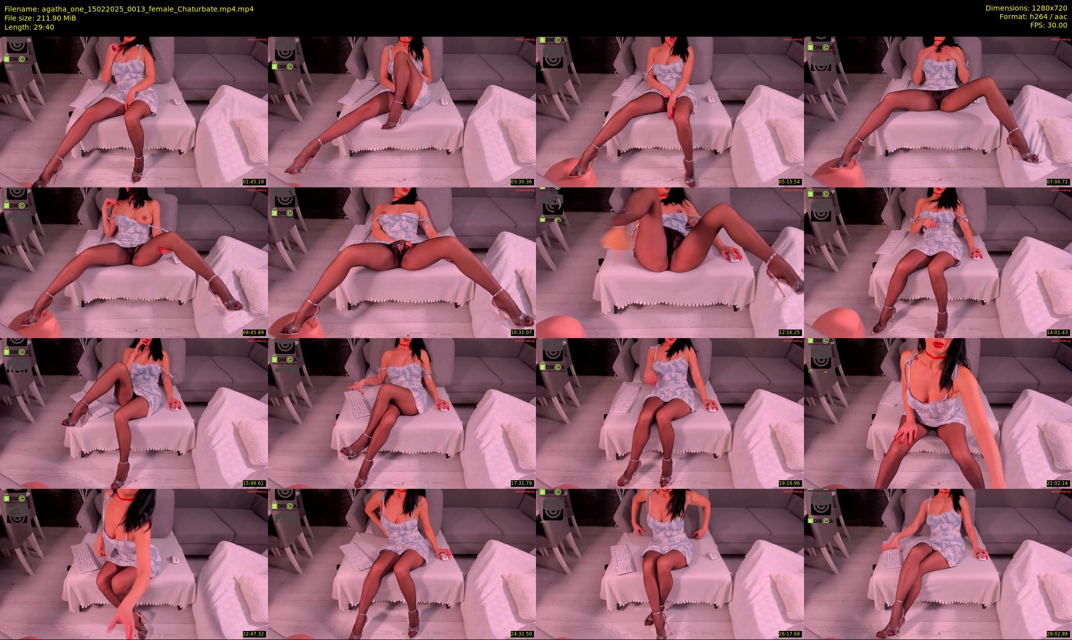agatha_one — 30 minute Chaturbate female cam show recording, 720p, Feb 15, 2025