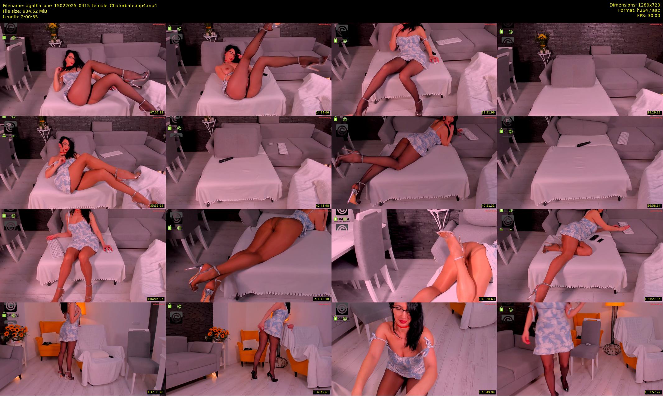 agatha_one — 121 minute Chaturbate female cam show recording, 720p, Feb 15, 2025