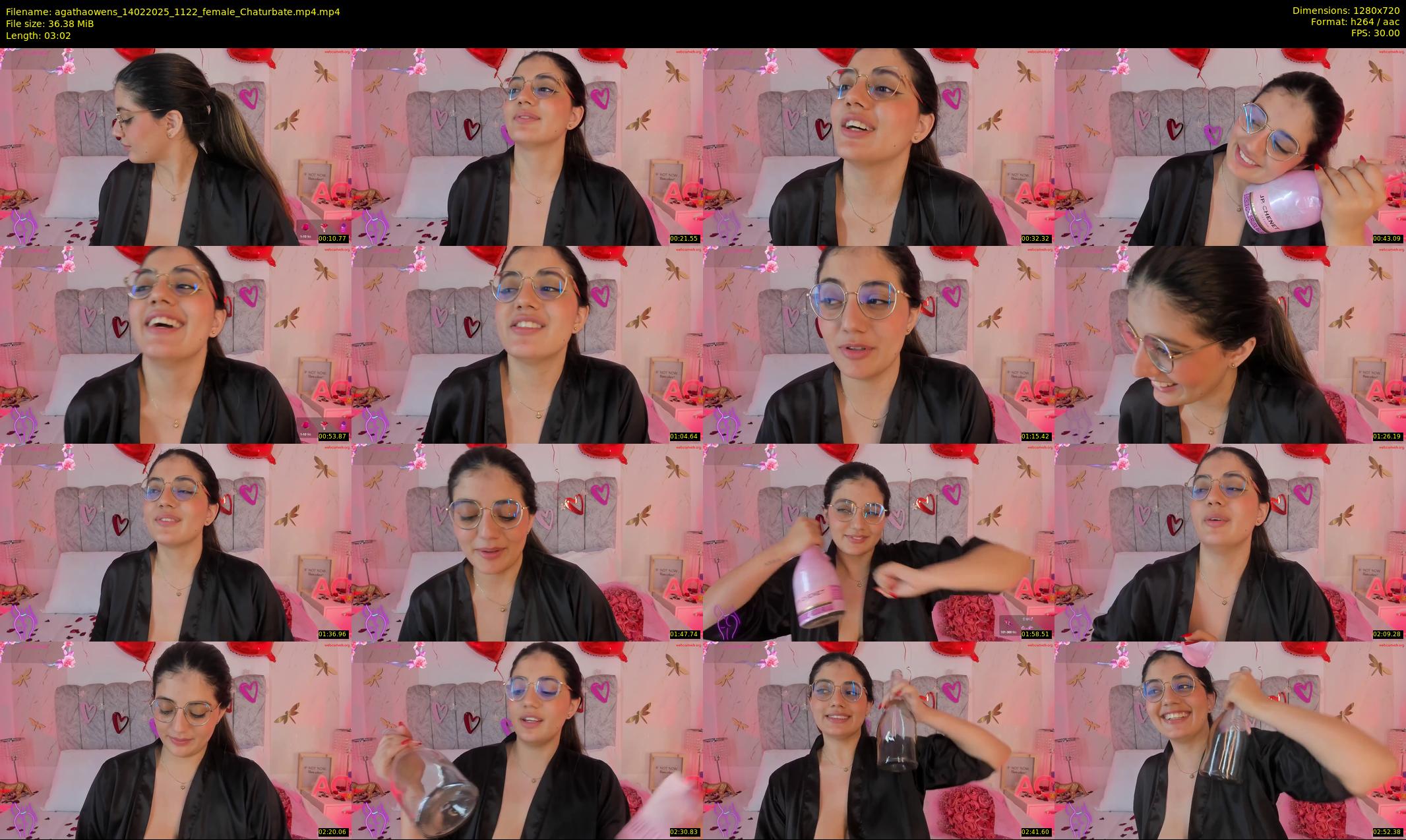 agathaowens — 4 minute Chaturbate female cam show recording, 720p, Feb 14, 2025