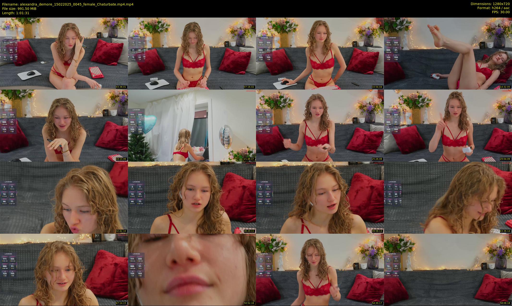 alexandra_demore — 62 minute Chaturbate female cam show recording, 720p, Feb 15, 2025