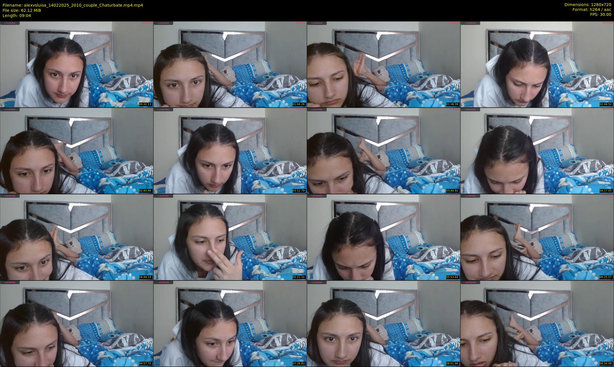 alexvsluisa — 10 minute Chaturbate couple cam show recording, 720p, Feb 14, 2025