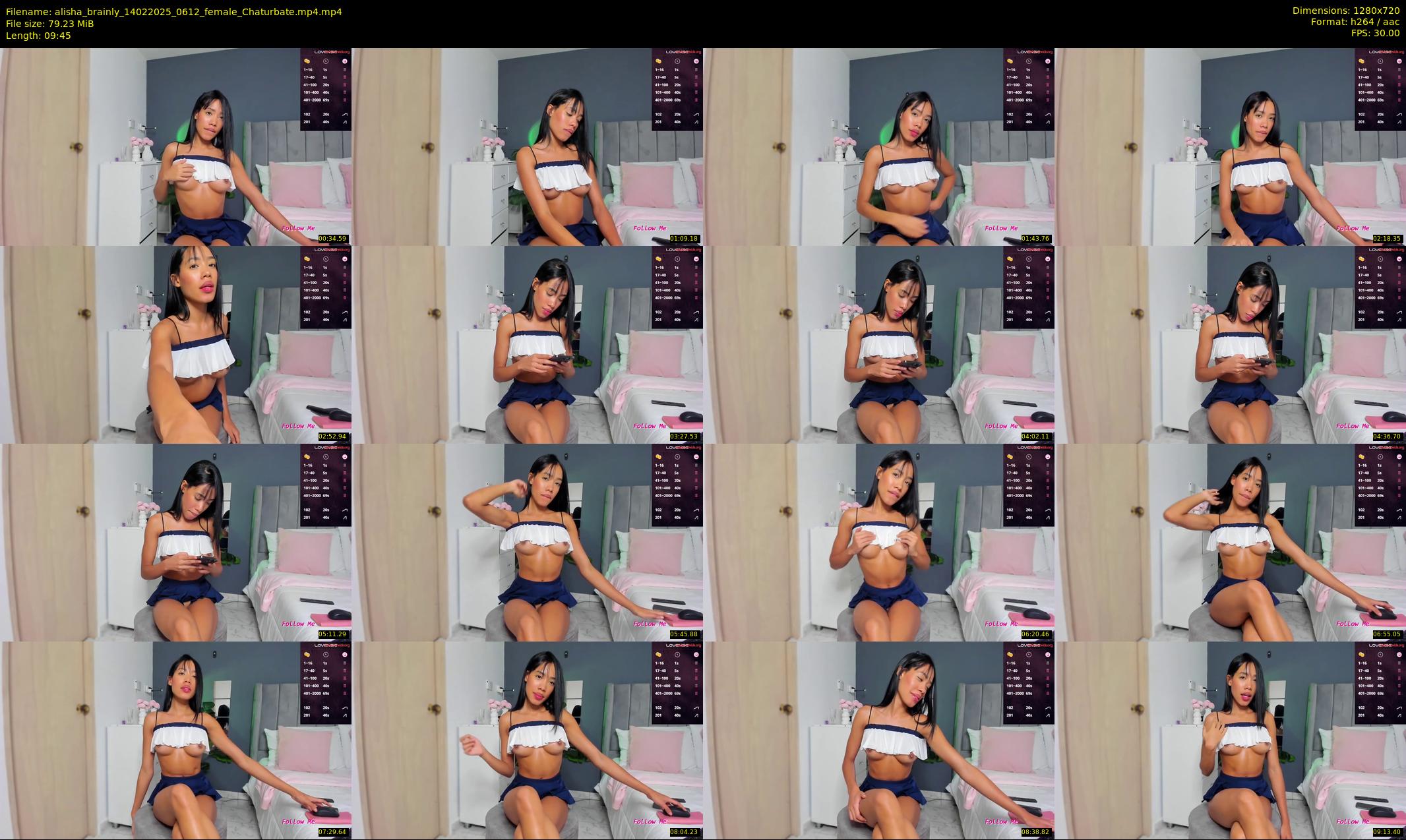 alisha_brainly — 10 minute Chaturbate female cam show recording, 720p, Feb 14, 2025