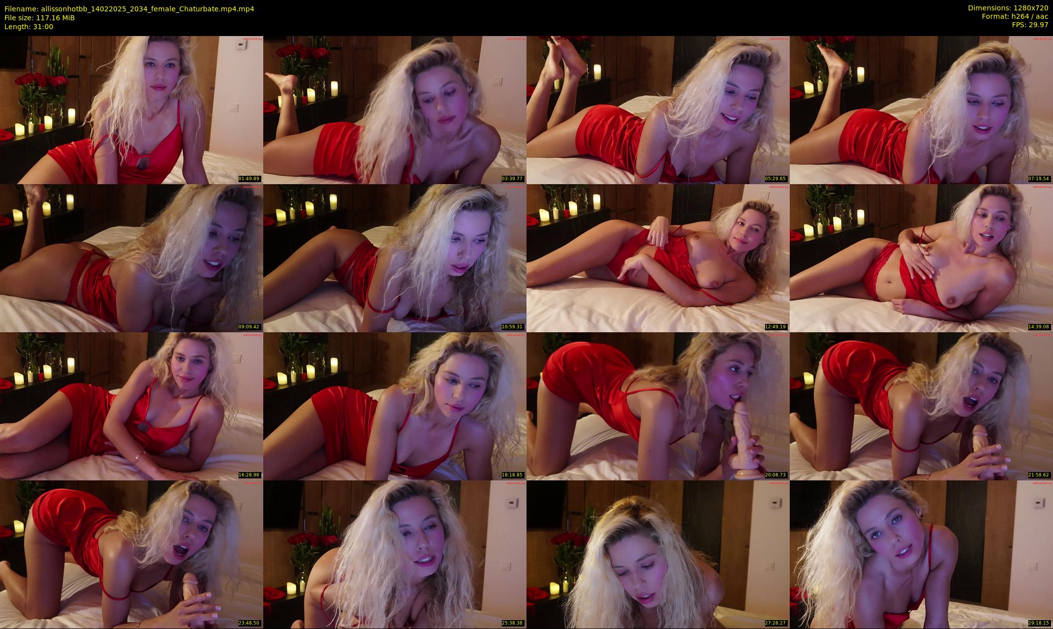 allissonhotbb — 31 minute Chaturbate female cam show recording, 720p, Feb 14, 2025