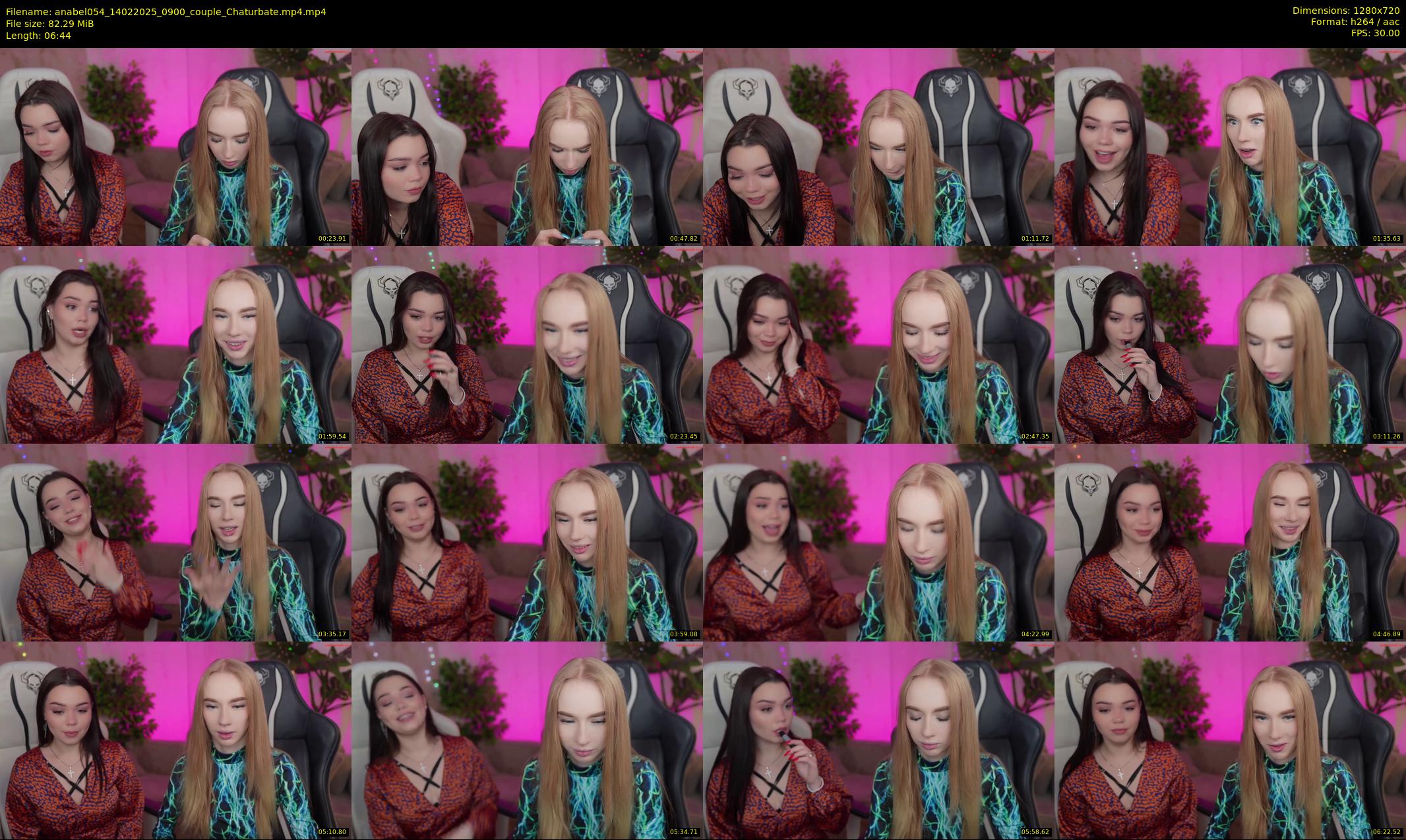 anabel054 — 7 minute Chaturbate female cam show recording, 720p, Feb 14, 2025