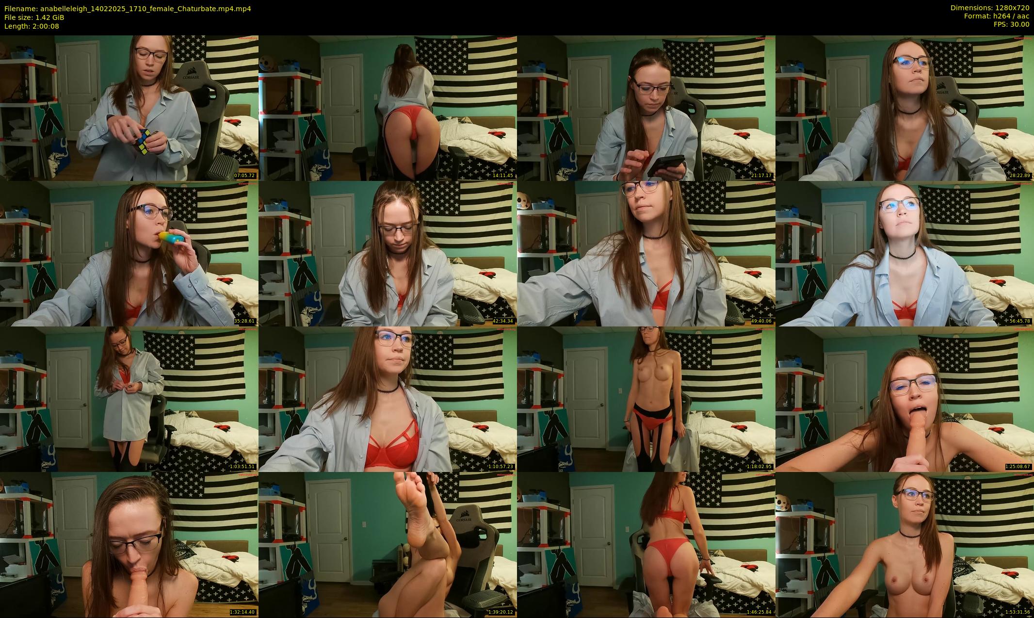 anabelleleigh — 121 minute Chaturbate female cam show recording, 720p, Feb 14, 2025