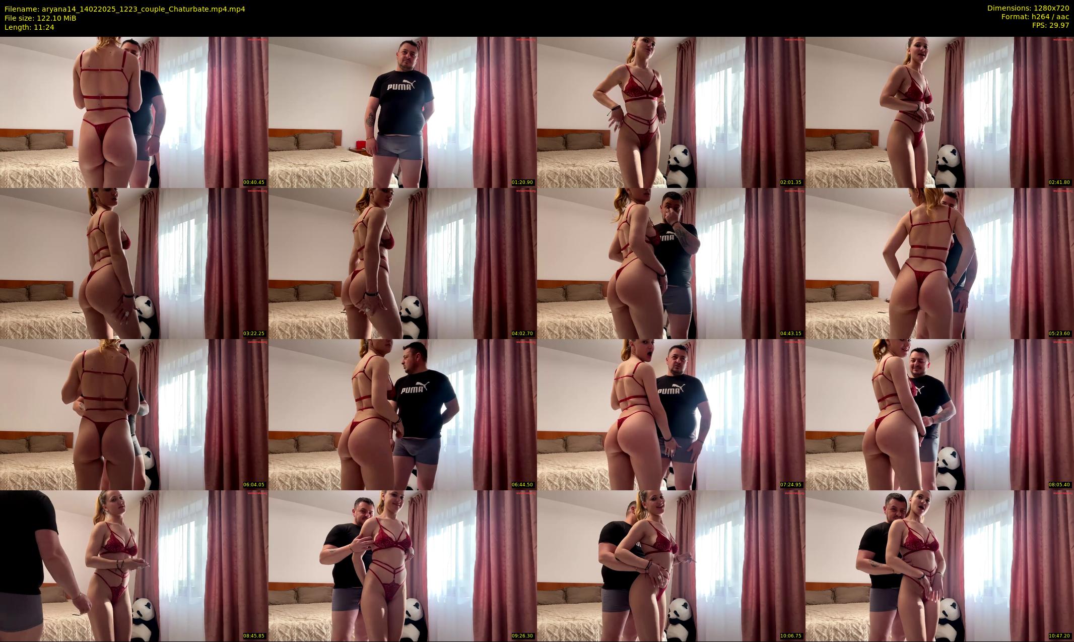 aryana14 — 12 minute Chaturbate couple cam show recording, 720p, Feb 14, 2025