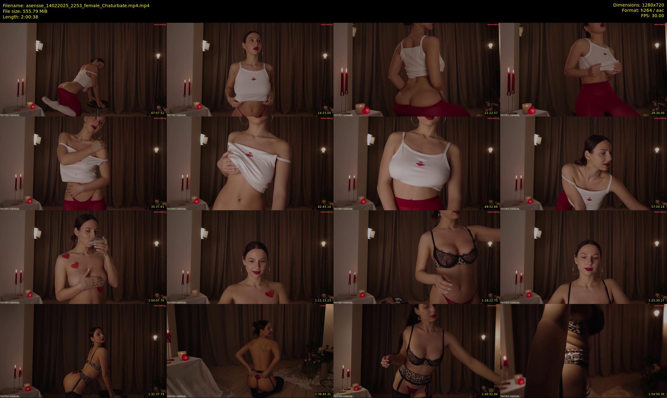 asensse — 121 minute Chaturbate female cam show recording, 720p, Feb 14, 2025