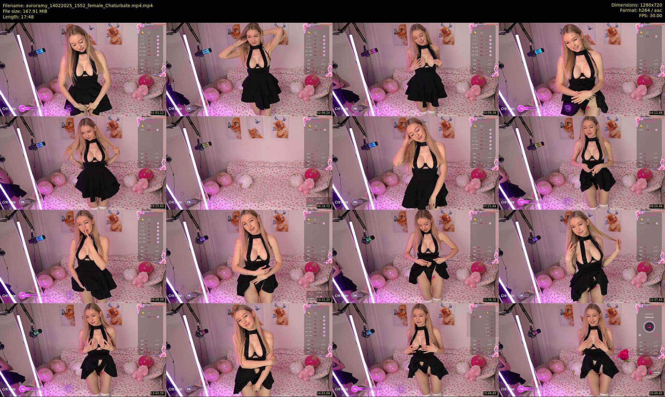 avroramy — 18 minute Chaturbate female cam show recording, 720p, Feb 14, 2025