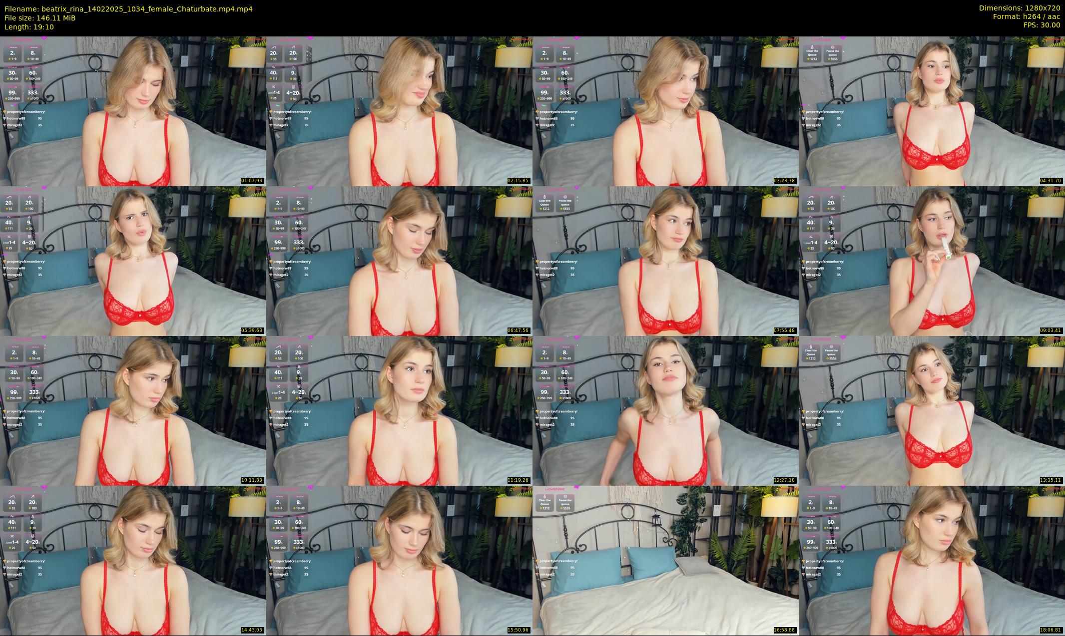 beatrix_rina — 20 minute Chaturbate female cam show recording, 720p, Feb 14, 2025