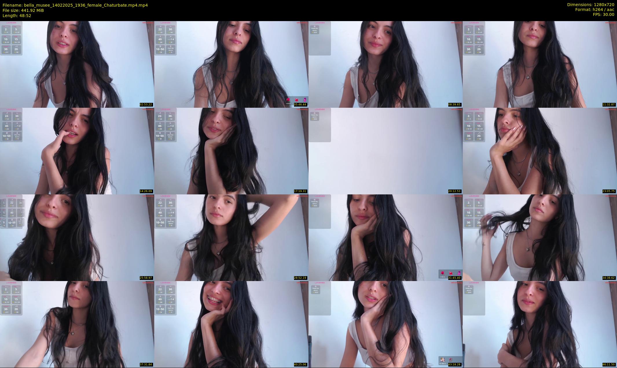 bella_musee — 49 minute Chaturbate female cam show recording, 720p, Feb 14, 2025