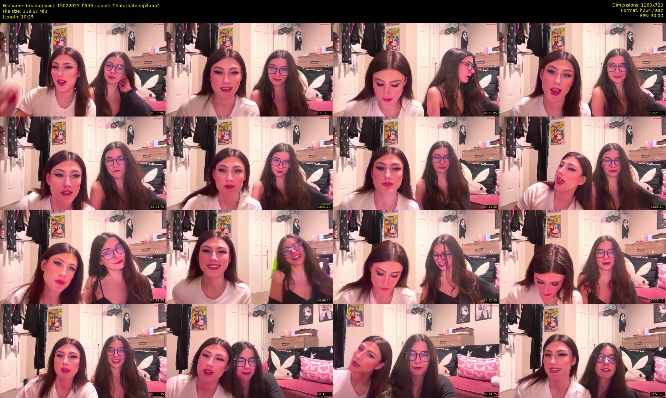 briadominick — 11 minute Chaturbate couple cam show recording, 720p, Feb 15, 2025