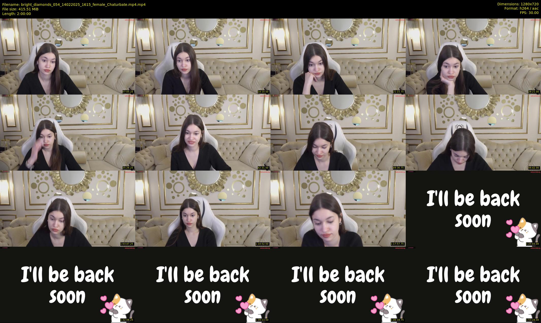 bright_diamonds_054 — 120 minute Chaturbate couple cam show recording, 720p, Feb 14, 2025