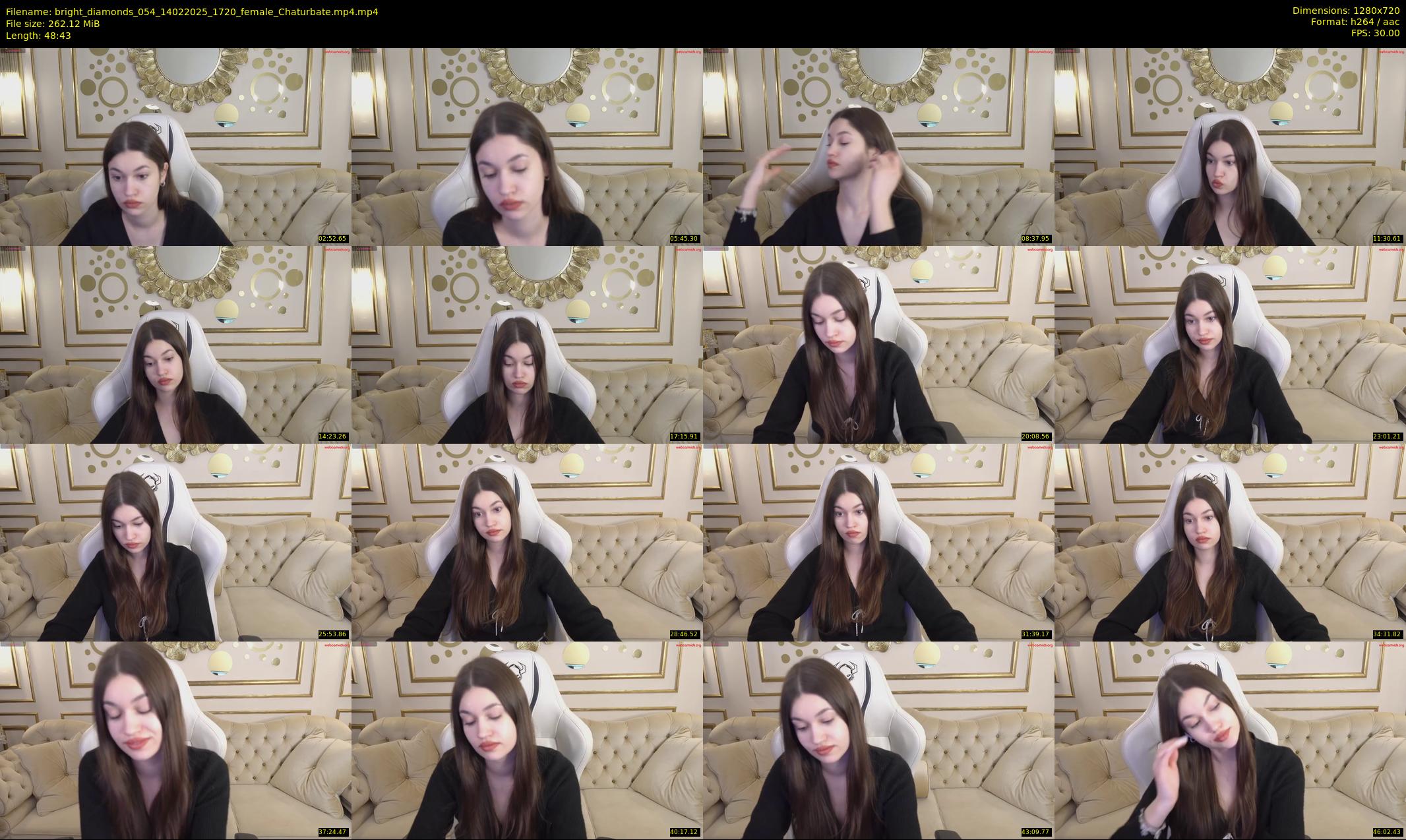 bright_diamonds_054 — 49 minute Chaturbate couple cam show recording, 720p, Feb 14, 2025