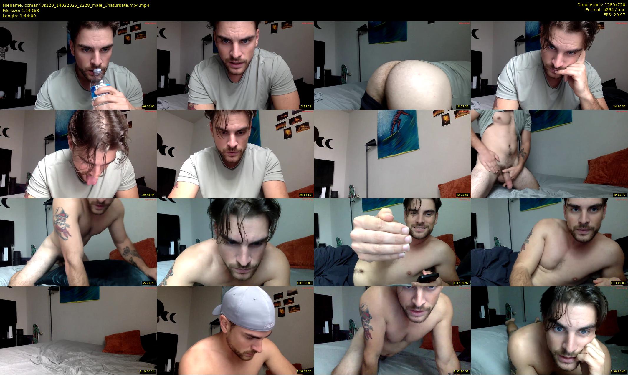 ccmanrivs120 — 105 minute Chaturbate male cam show recording, 720p, Feb 14, 2025