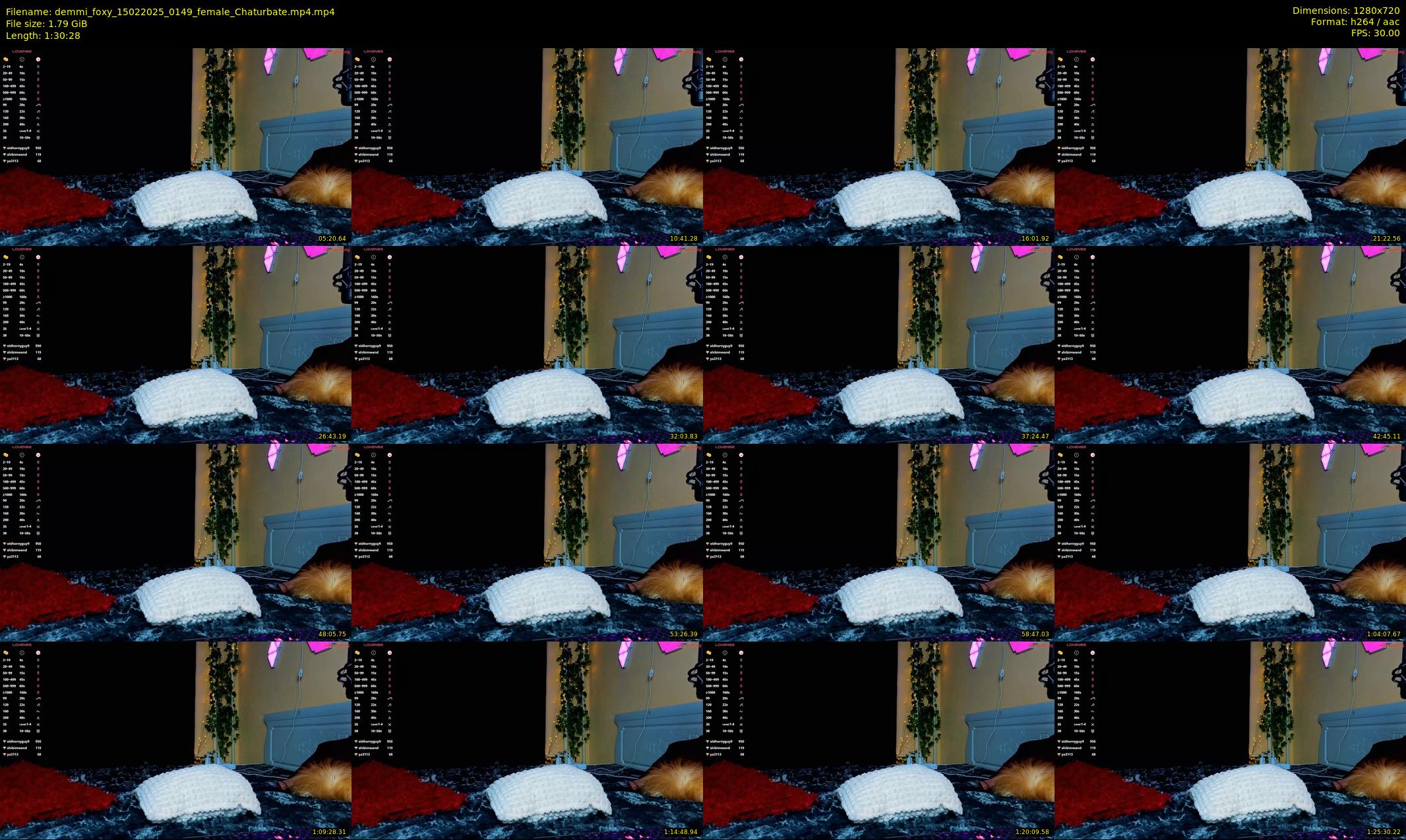 demmi_foxy — 91 minute Chaturbate couple cam show recording, 720p, Feb 15, 2025