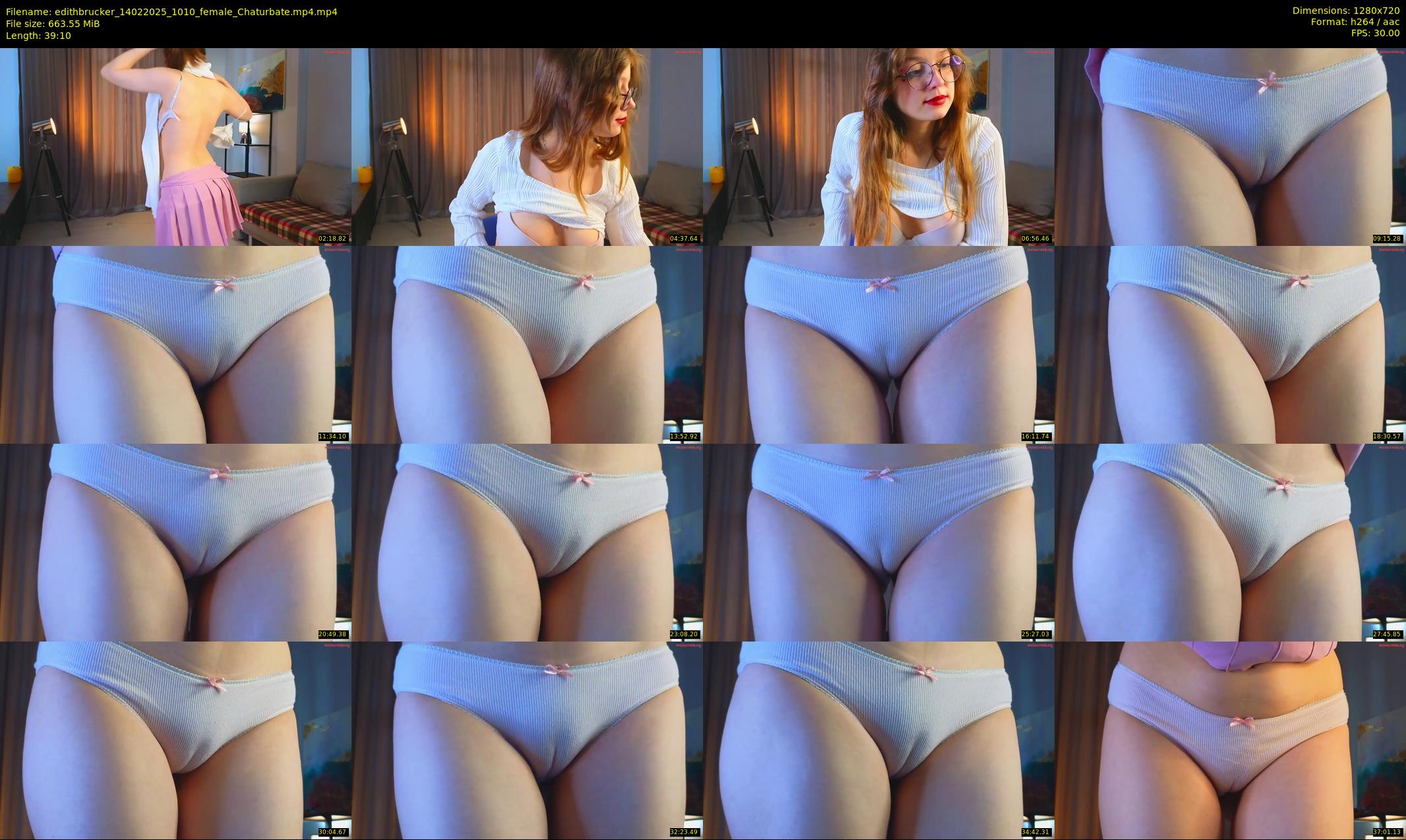 edithbrucker — 40 minute Chaturbate female cam show recording, 720p, Feb 14, 2025