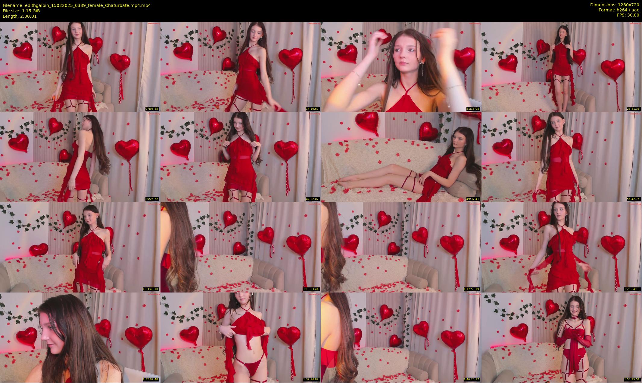 edithgalpin — 121 minute Chaturbate female cam show recording, 720p, Feb 15, 2025
