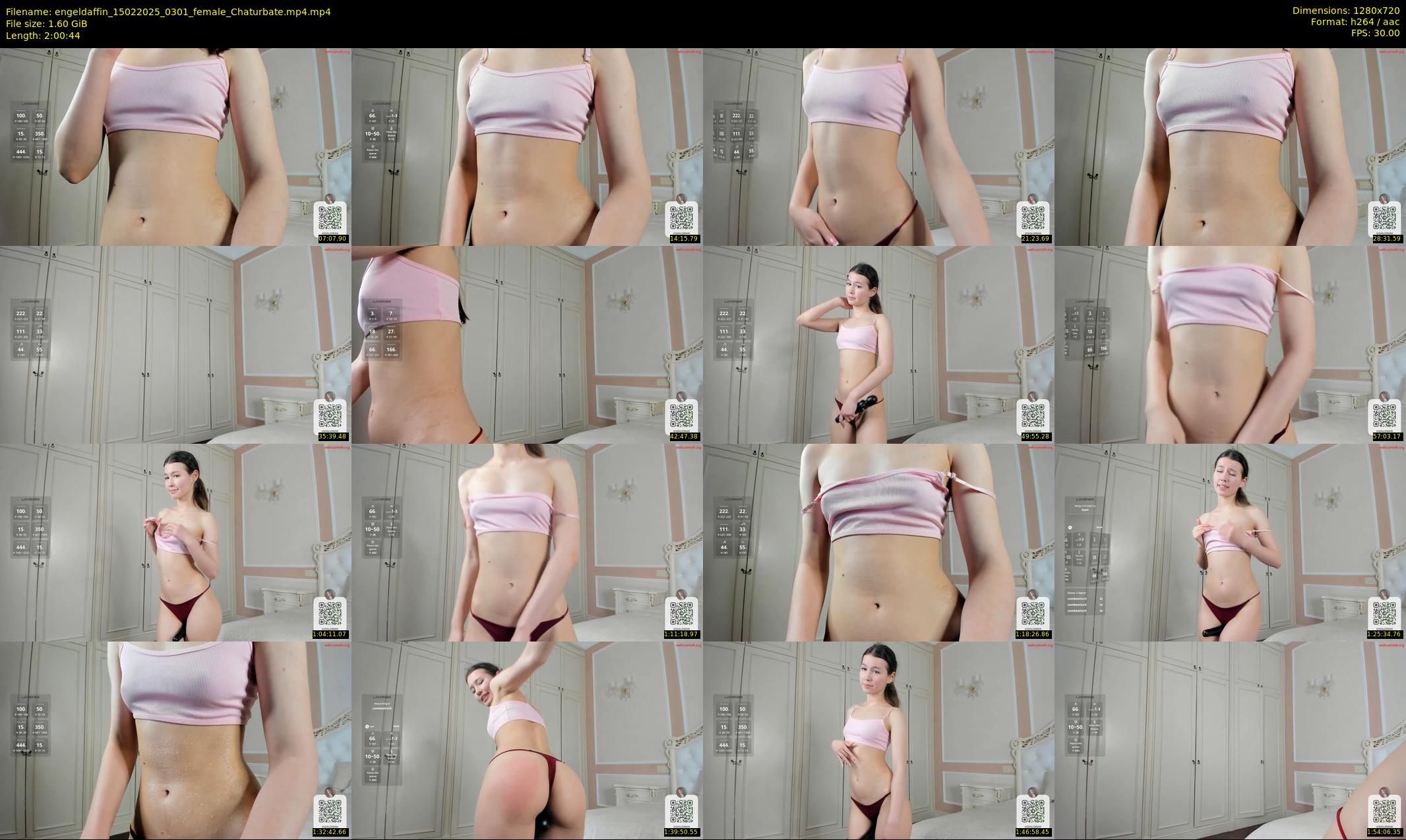 engeldaffin — 121 minute Chaturbate female cam show recording, 720p, Feb 15, 2025