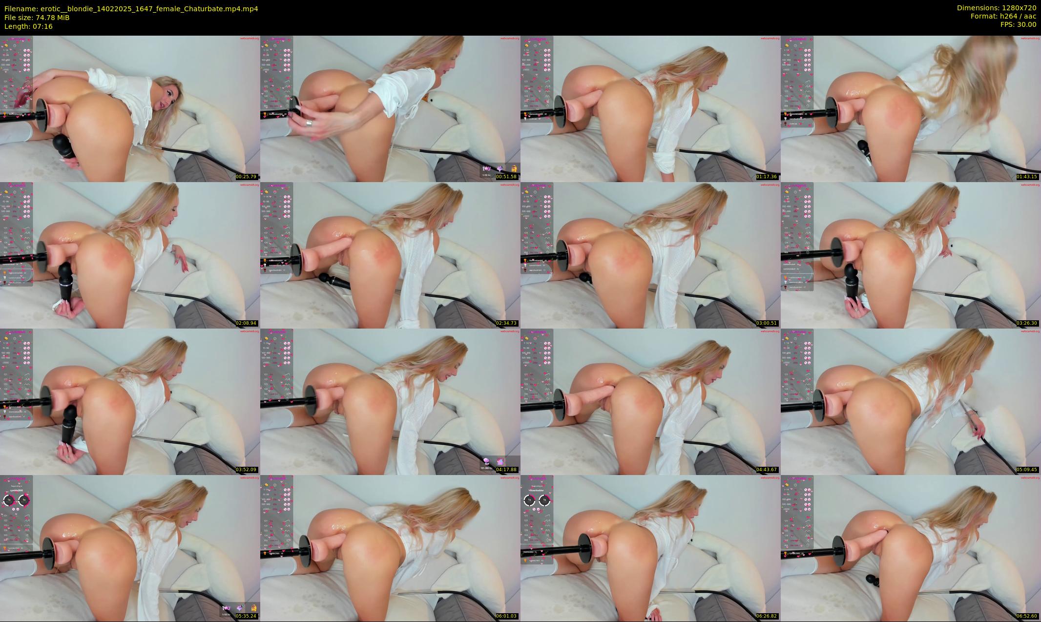erotic__blondie — 8 minute Chaturbate female cam show recording, 720p, Feb 14, 2025