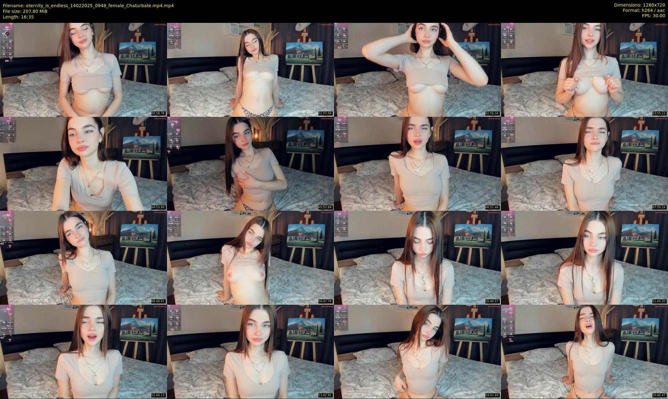 eternity_is_endless — 17 minute Chaturbate female cam show recording, 720p, Feb 14, 2025
