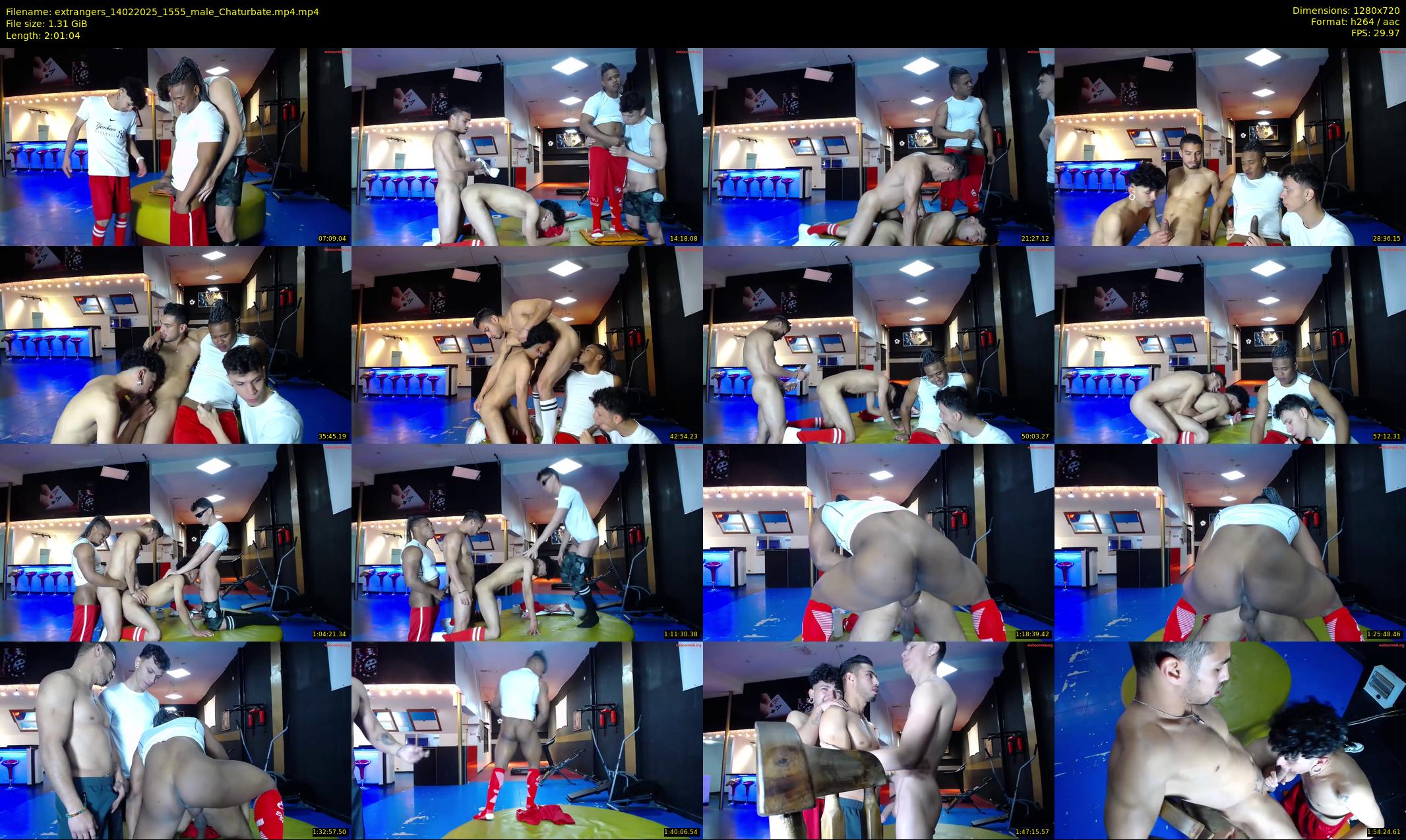 extrangers — 122 minute Chaturbate male cam show recording, 720p, Feb 14, 2025