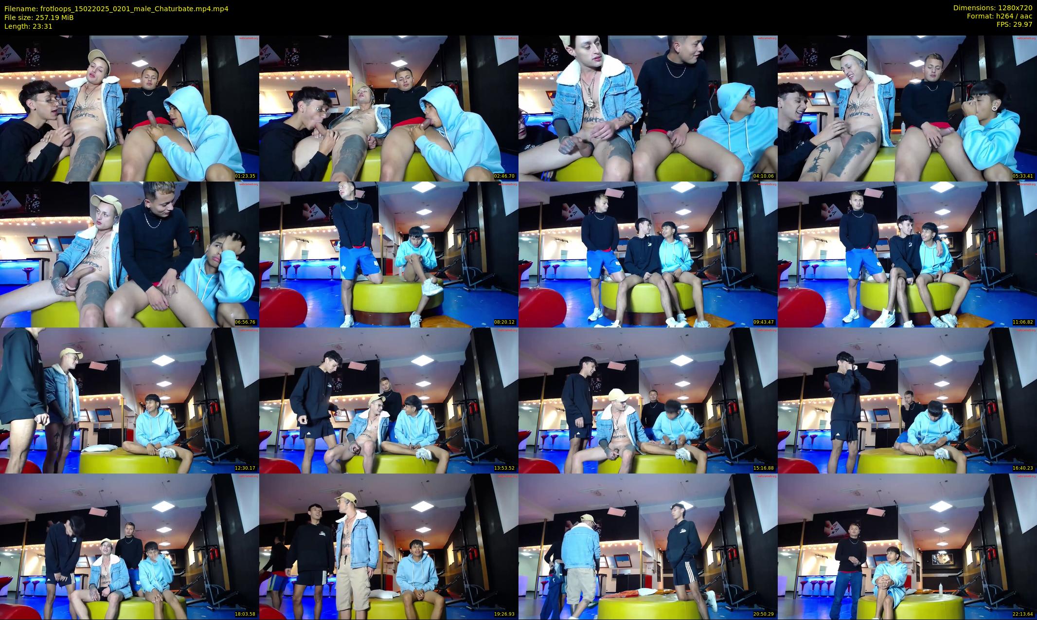 frotloops — 24 minute Chaturbate male cam show recording, 720p, Feb 15, 2025