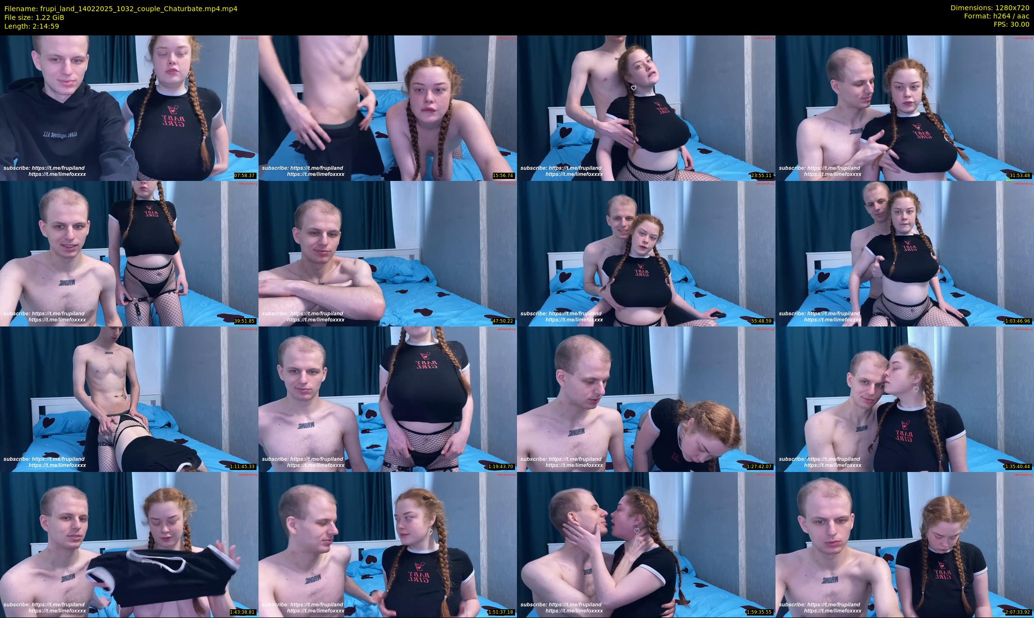 frupi_land — 135 minute Chaturbate couple cam show recording, 720p, Feb 14, 2025