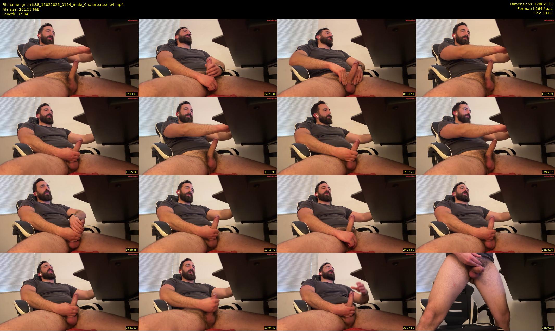 gnorris88 — 38 minute Chaturbate male cam show recording, 720p, Feb 15, 2025