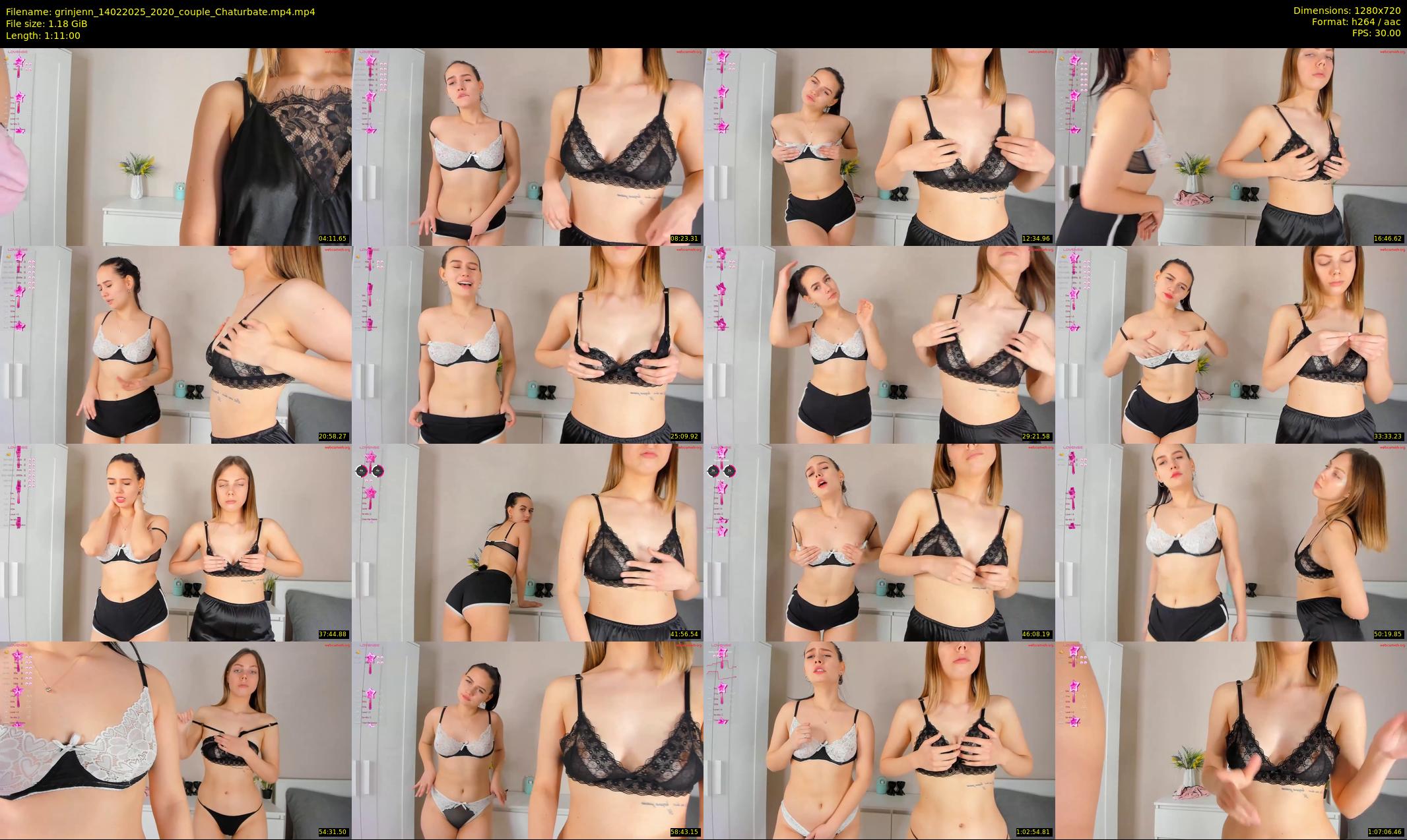 grinjenn — 71 minute Chaturbate female cam show recording, 720p, Feb 14, 2025