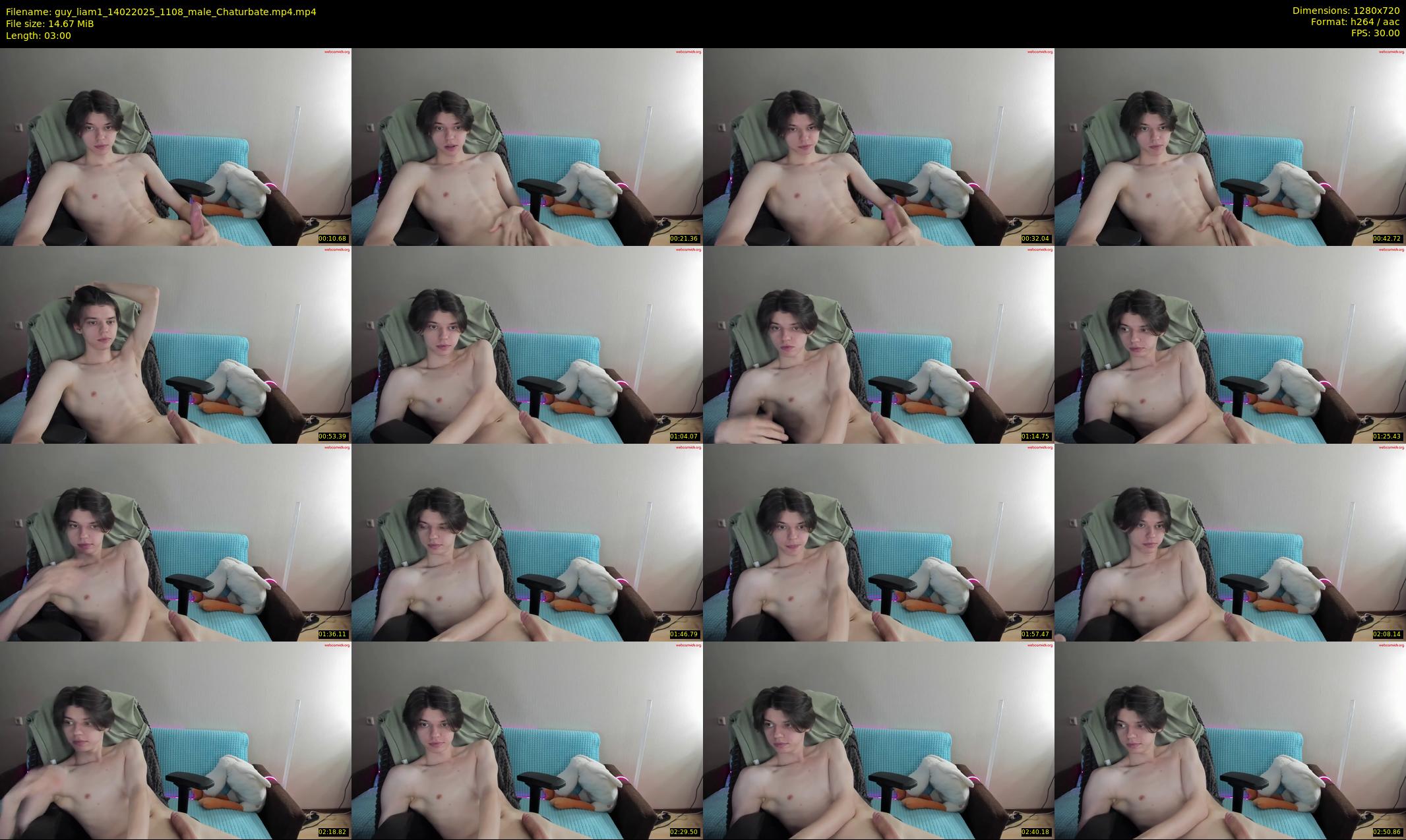 guy_liam1 — 3 minute Chaturbate male cam show recording, 720p, Feb 14, 2025