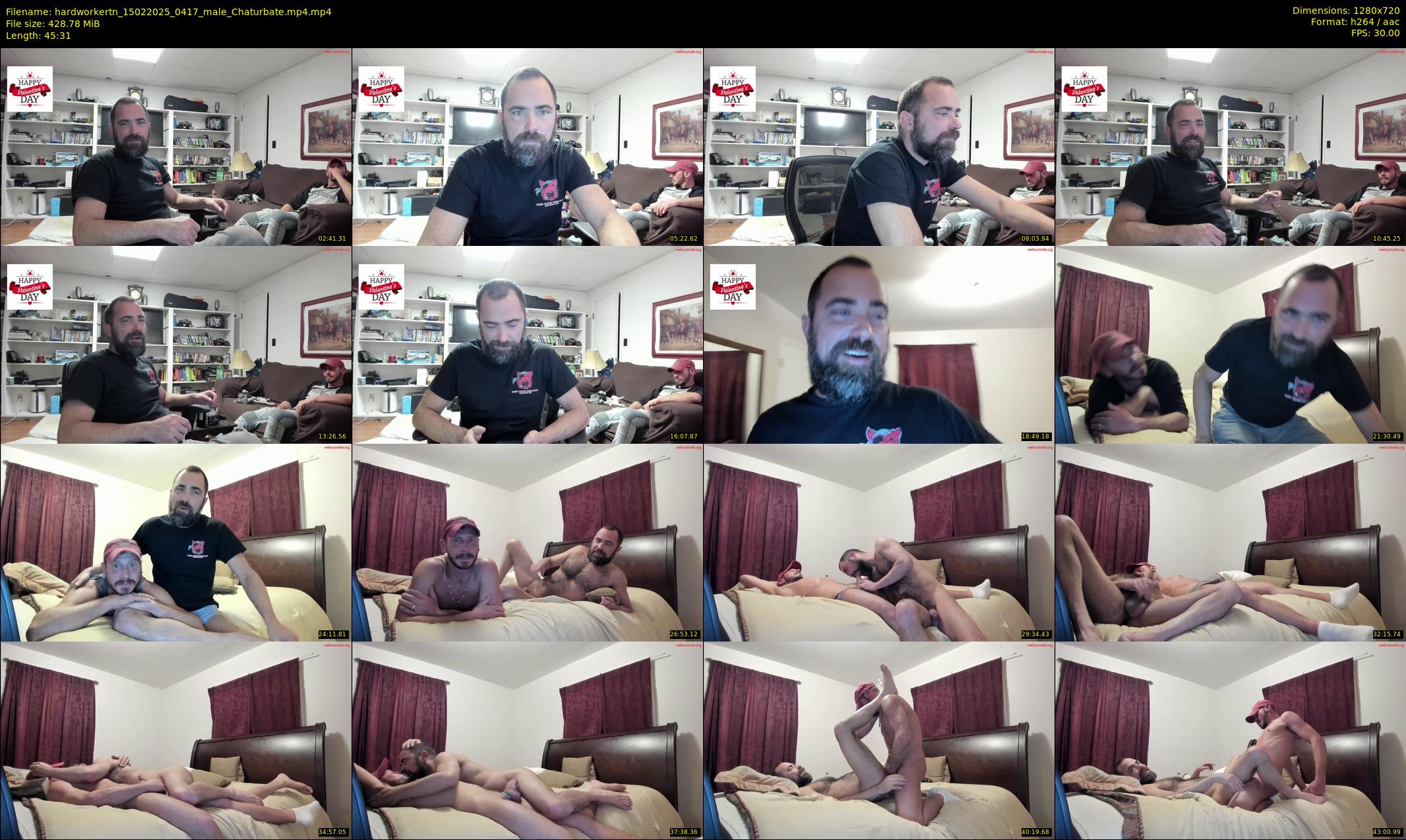 hardworkertn — 46 minute Chaturbate male cam show recording, 720p, Feb 15, 2025