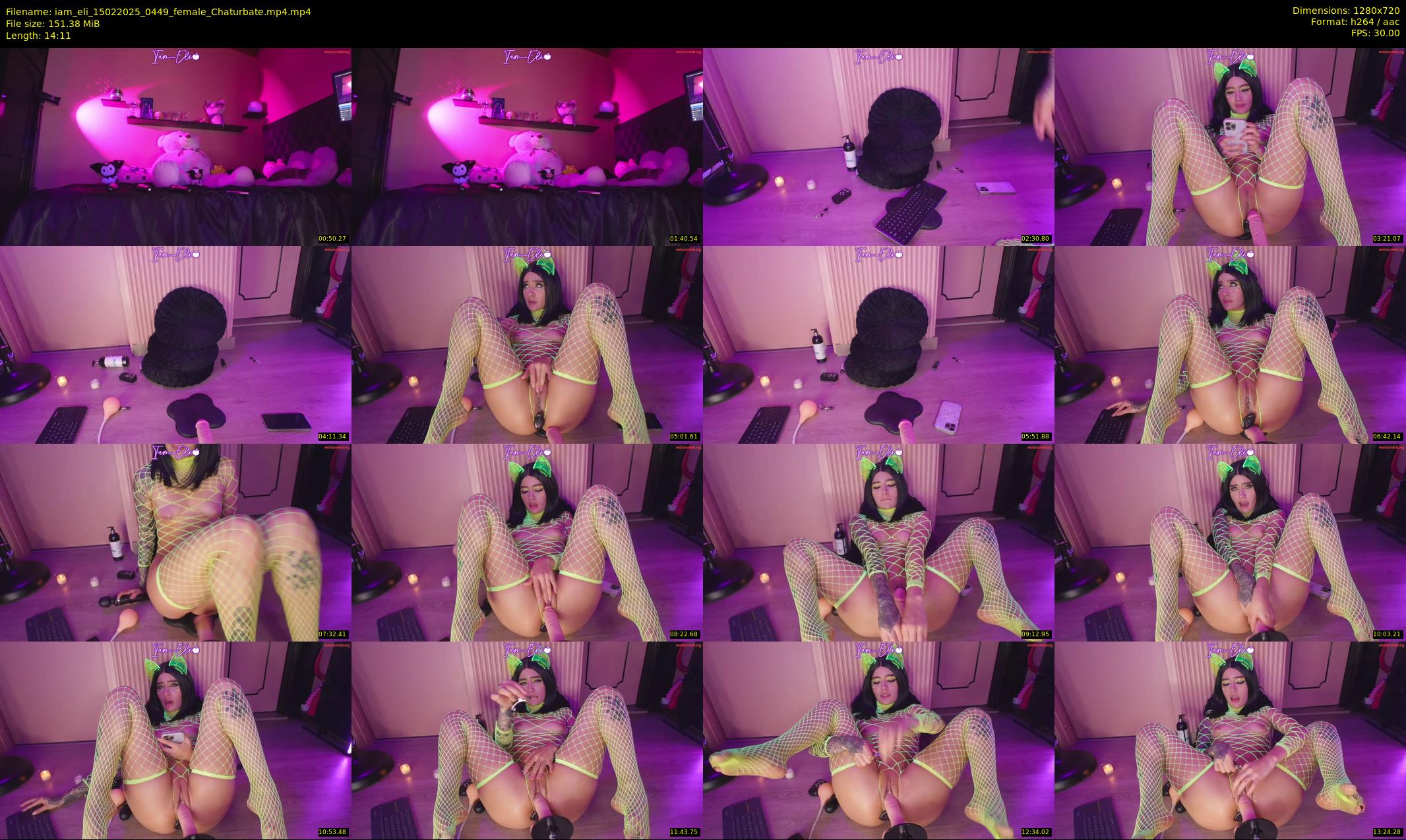 iam_eli — 15 minute Chaturbate female cam show recording, 720p, Feb 15, 2025