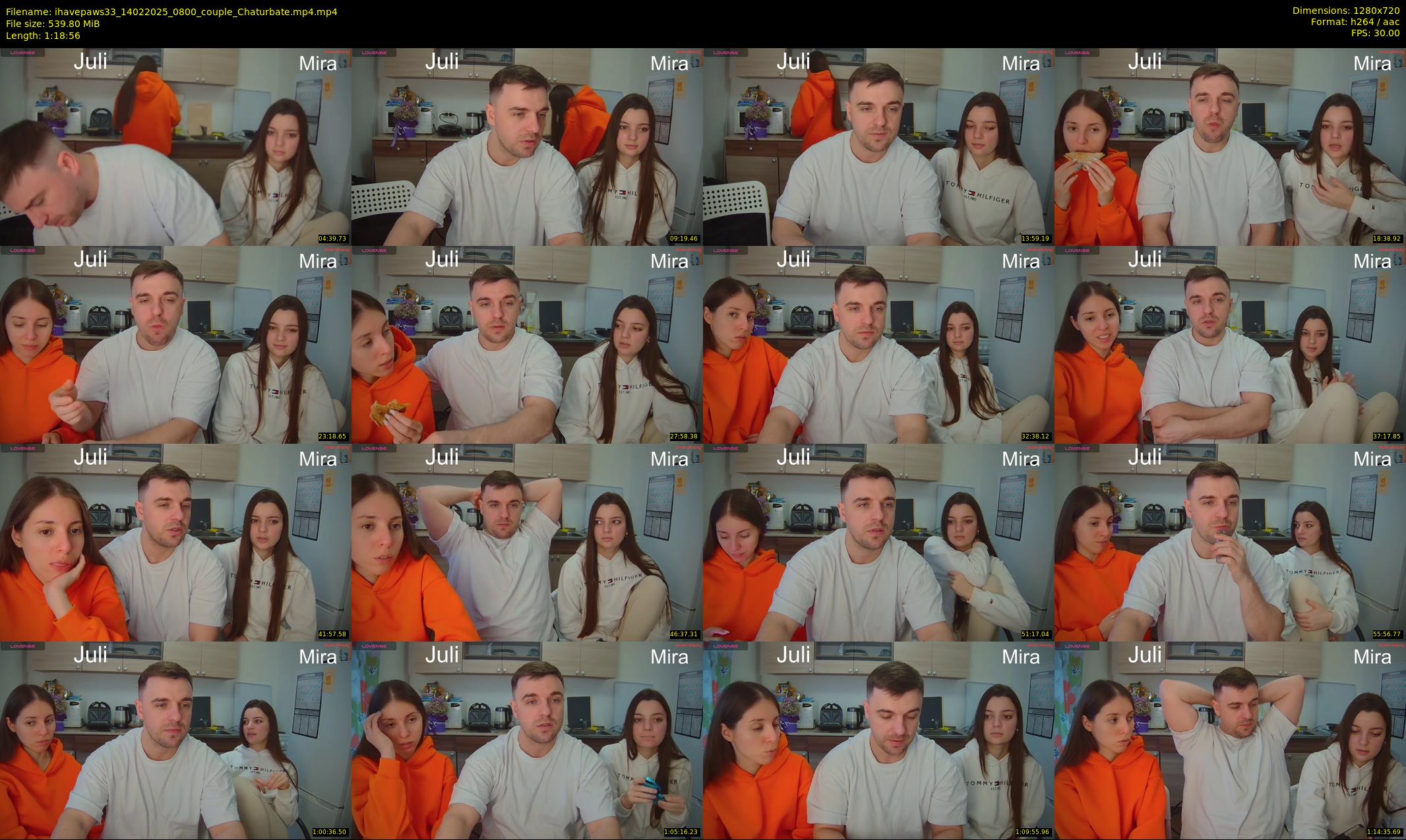 ihavepaws33 — 79 minute Chaturbate couple cam show recording, 720p, Feb 14, 2025