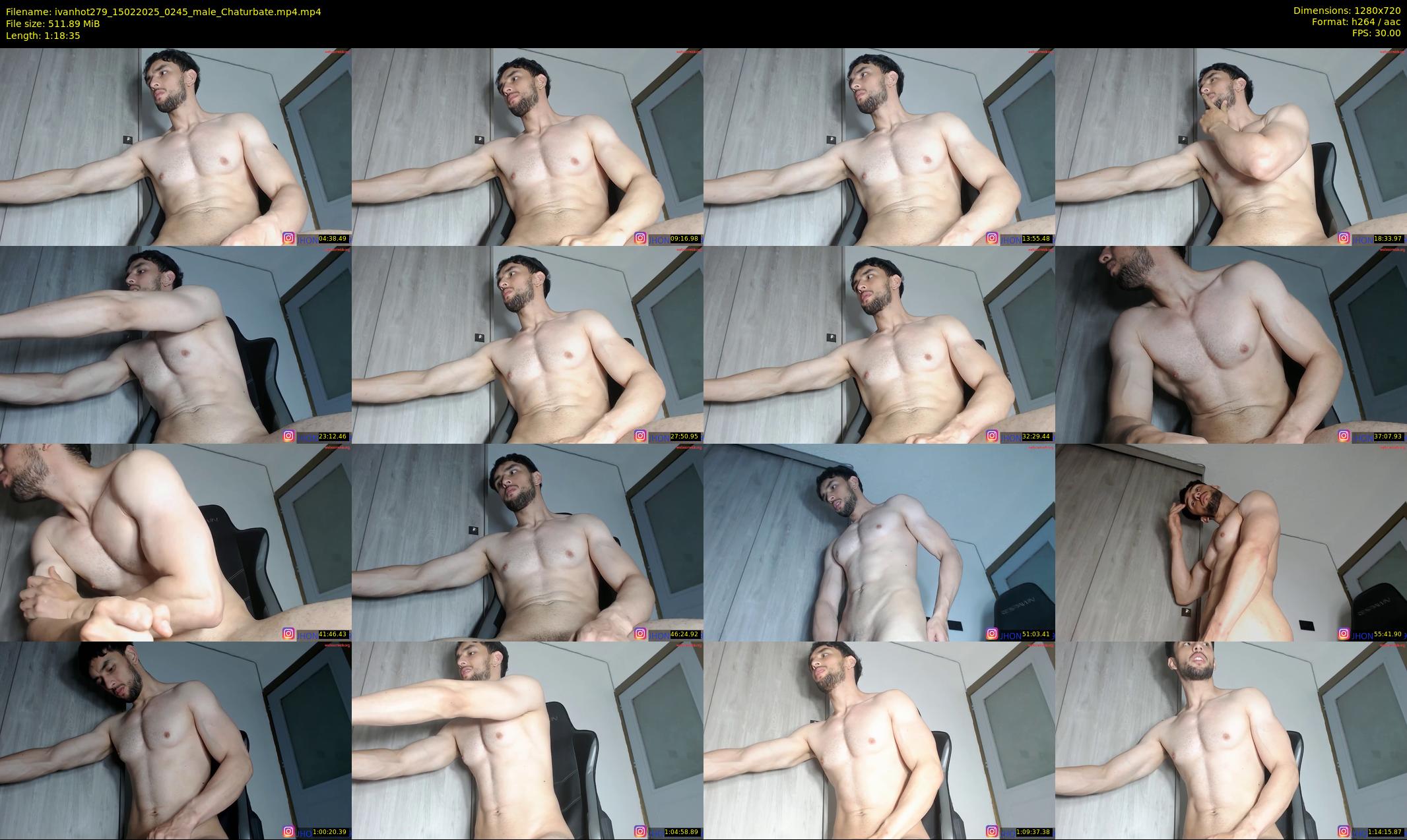 ivanhot279 — 79 minute Chaturbate male cam show recording, 720p, Feb 15, 2025