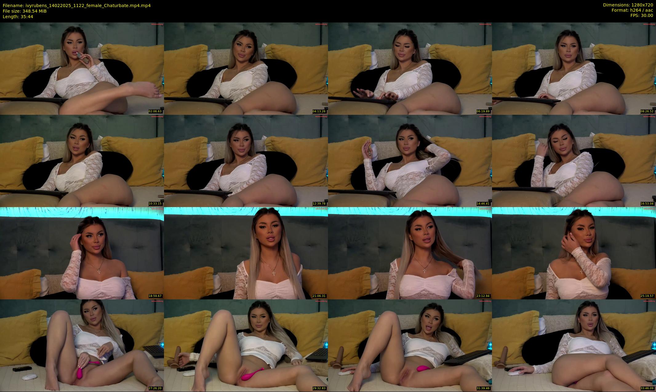 ivyrubens — 36 minute Chaturbate female cam show recording, 720p, Feb 14, 2025