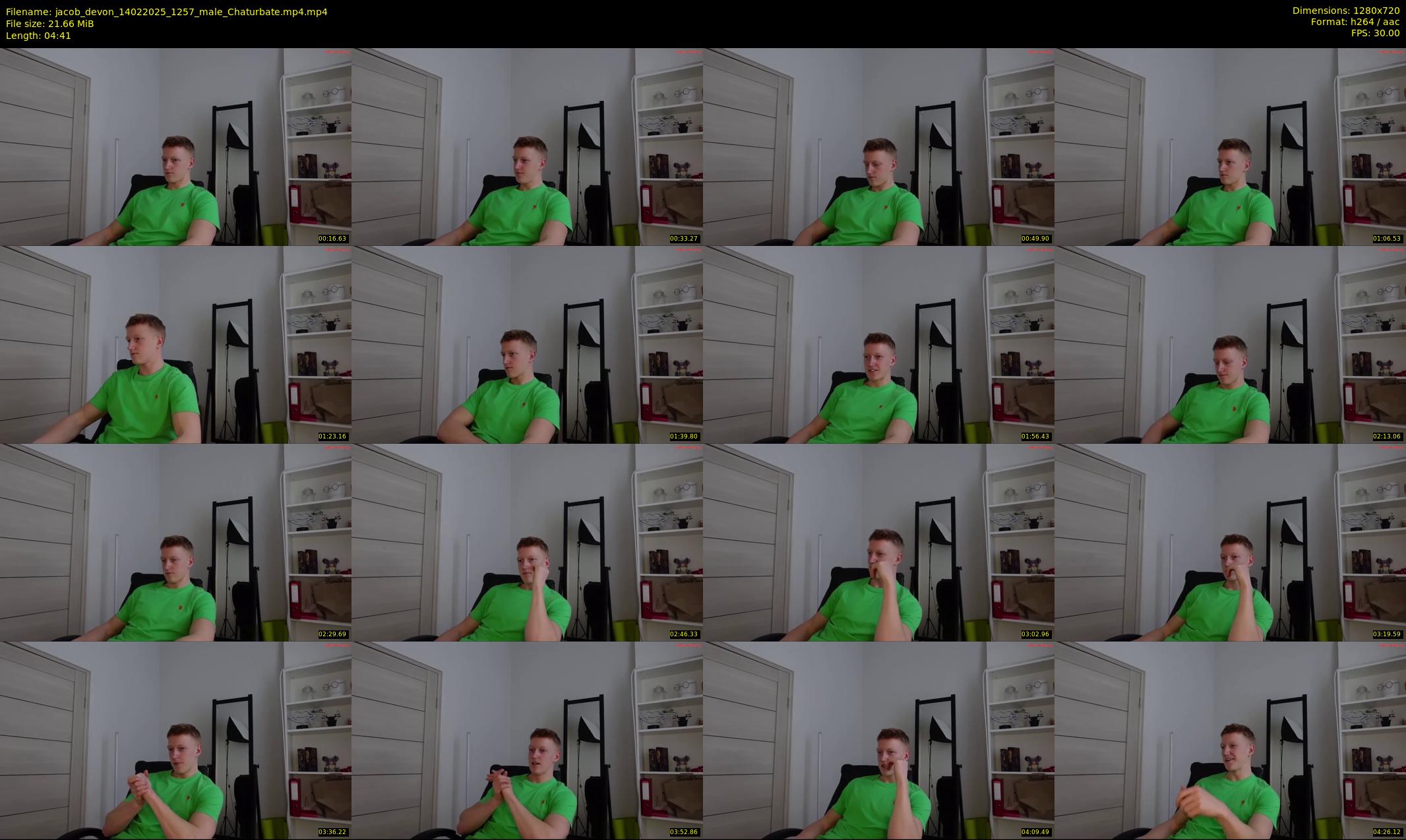 jacob_devon — 5 minute Chaturbate male cam show recording, 720p, Feb 14, 2025