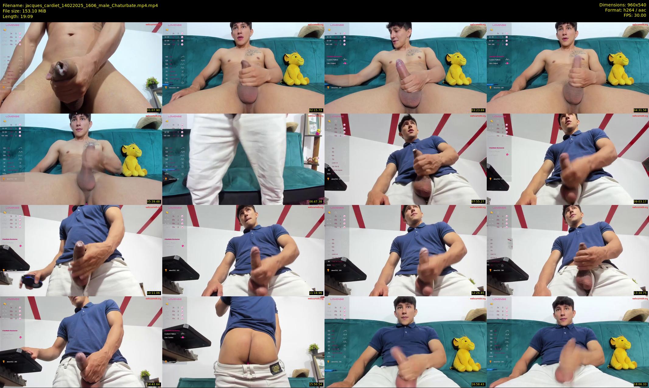 jacques_cardiet — 20 minute Chaturbate male cam show recording, 480p, Feb 14, 2025