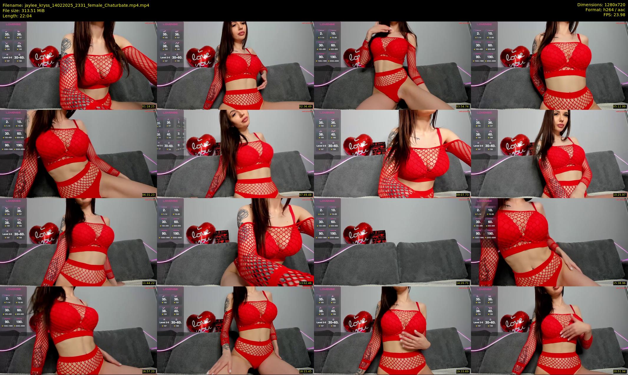 jaylee_kryss — 23 minute Chaturbate female cam show recording, 720p, Feb 14, 2025