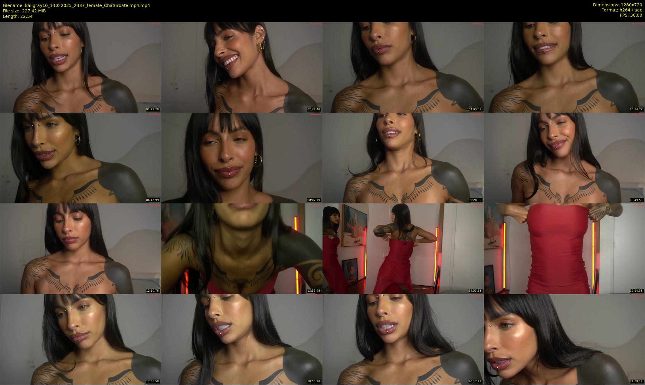 kaligray10 — 23 minute Chaturbate female cam show recording, 720p, Feb 14, 2025