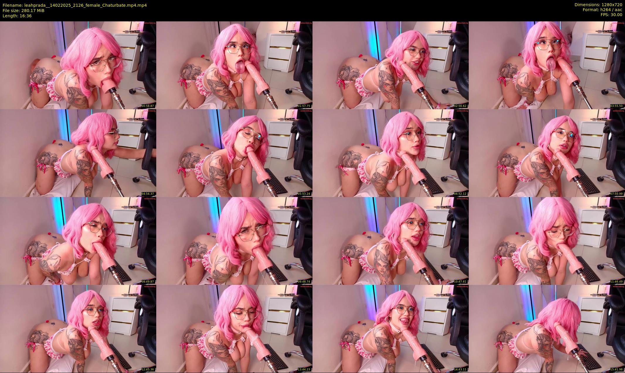 leahprada_ — 17 minute Chaturbate female cam show recording, 720p, Feb 14, 2025