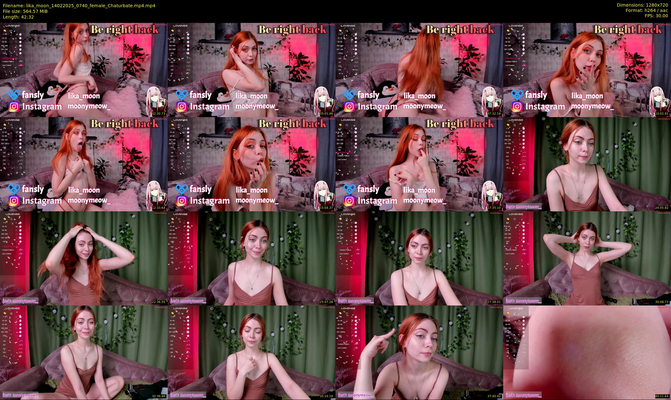 lika_moon — 43 minute Chaturbate female cam show recording, 720p, Feb 14, 2025