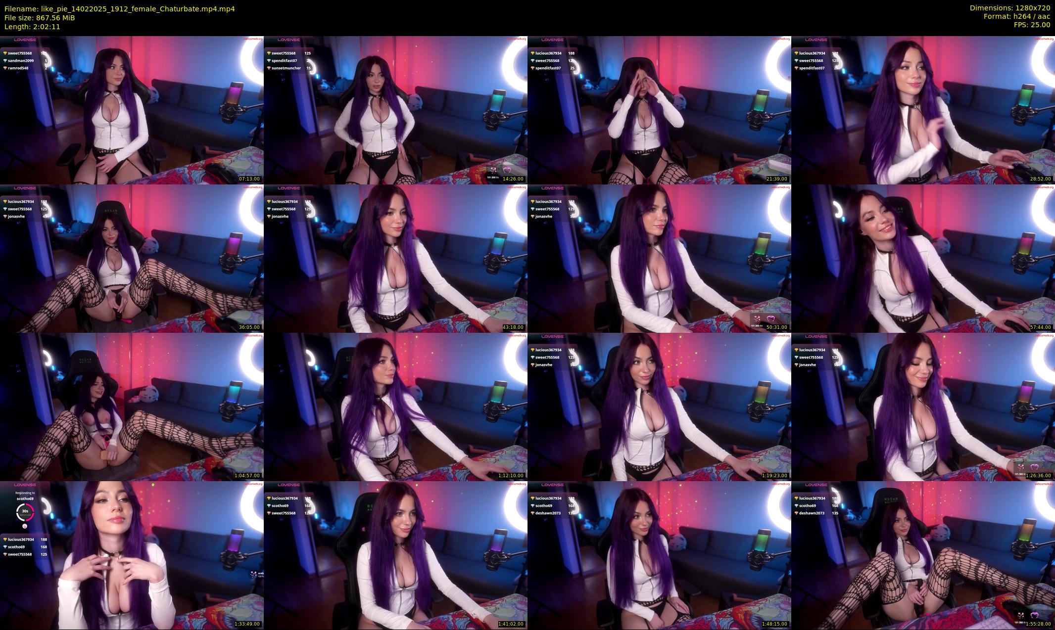 like_pie — 123 minute Chaturbate couple cam show recording, 720p, Feb 14, 2025