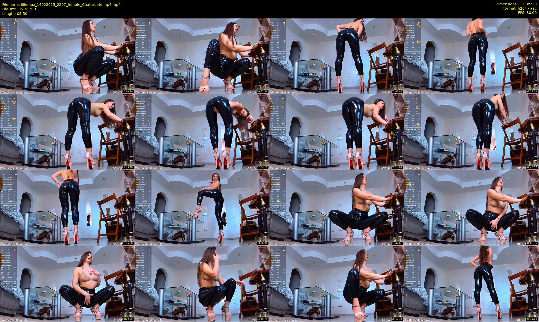 lillemax — 6 minute Chaturbate female cam show recording, 720p, Feb 14, 2025