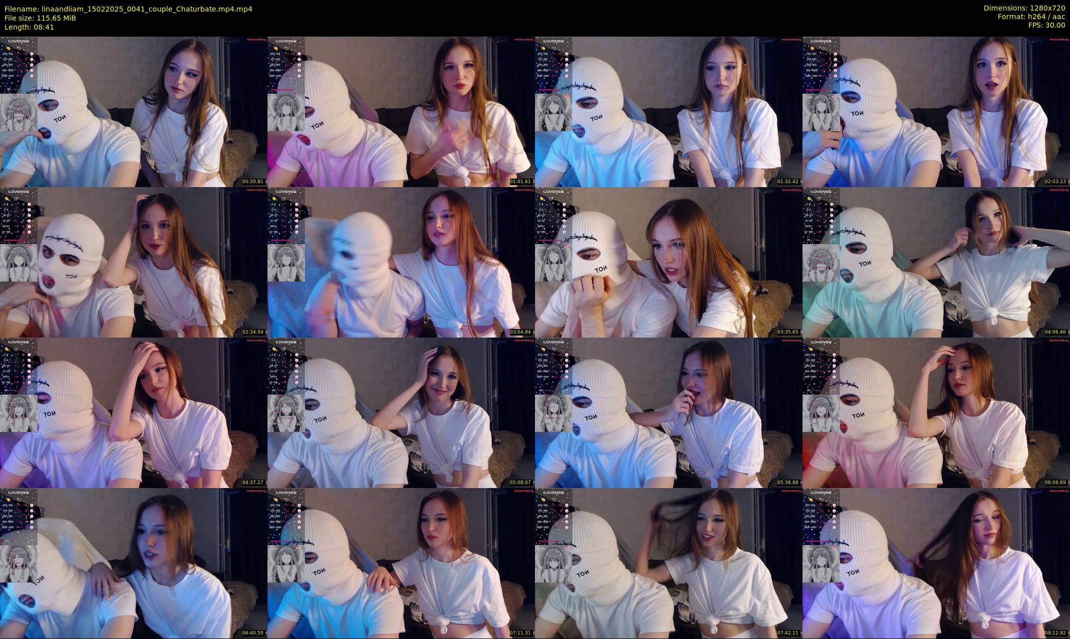 linaandliam — 9 minute Chaturbate couple cam show recording, 720p, Feb 15, 2025