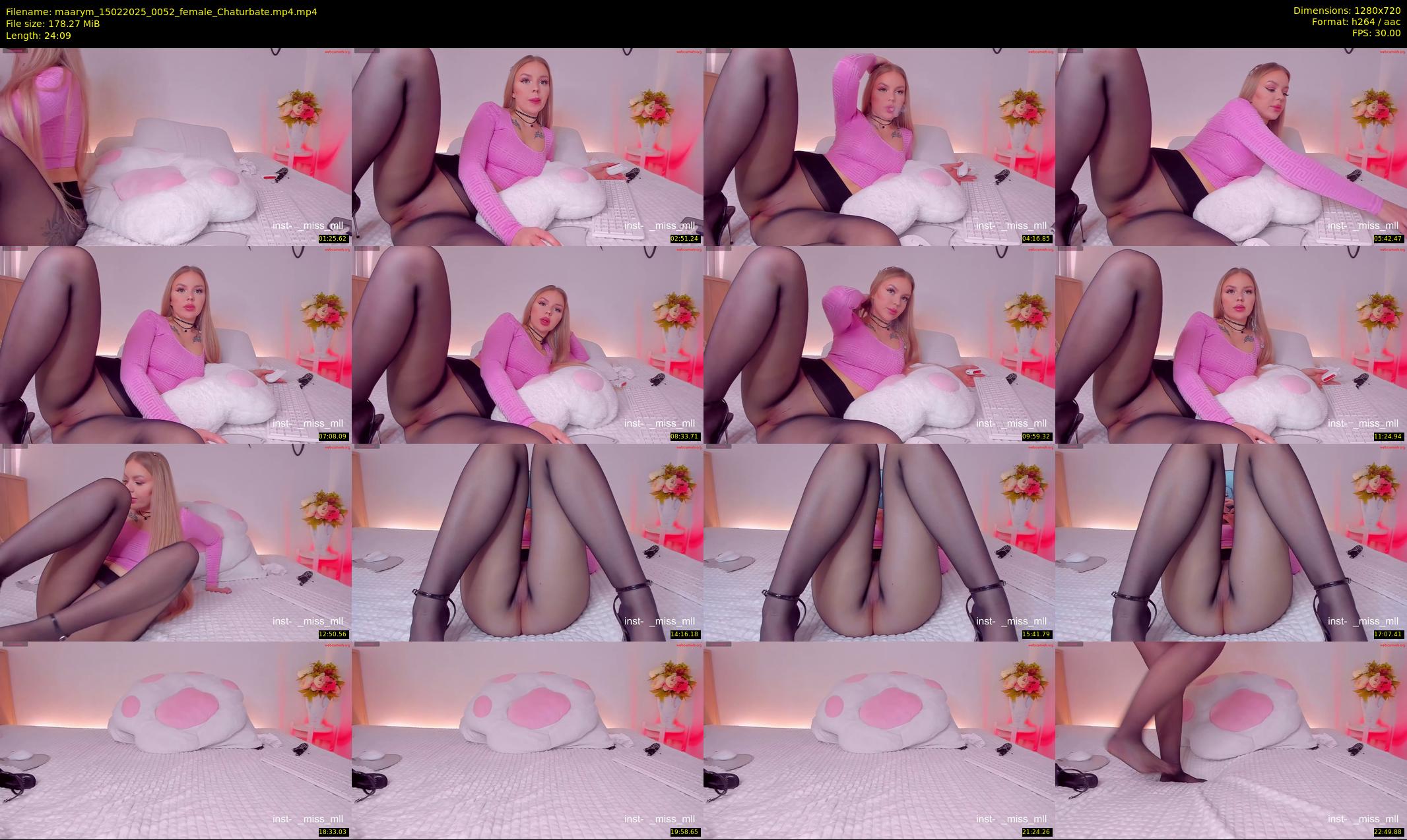 maarym — 25 minute Chaturbate couple cam show recording, 720p, Feb 15, 2025