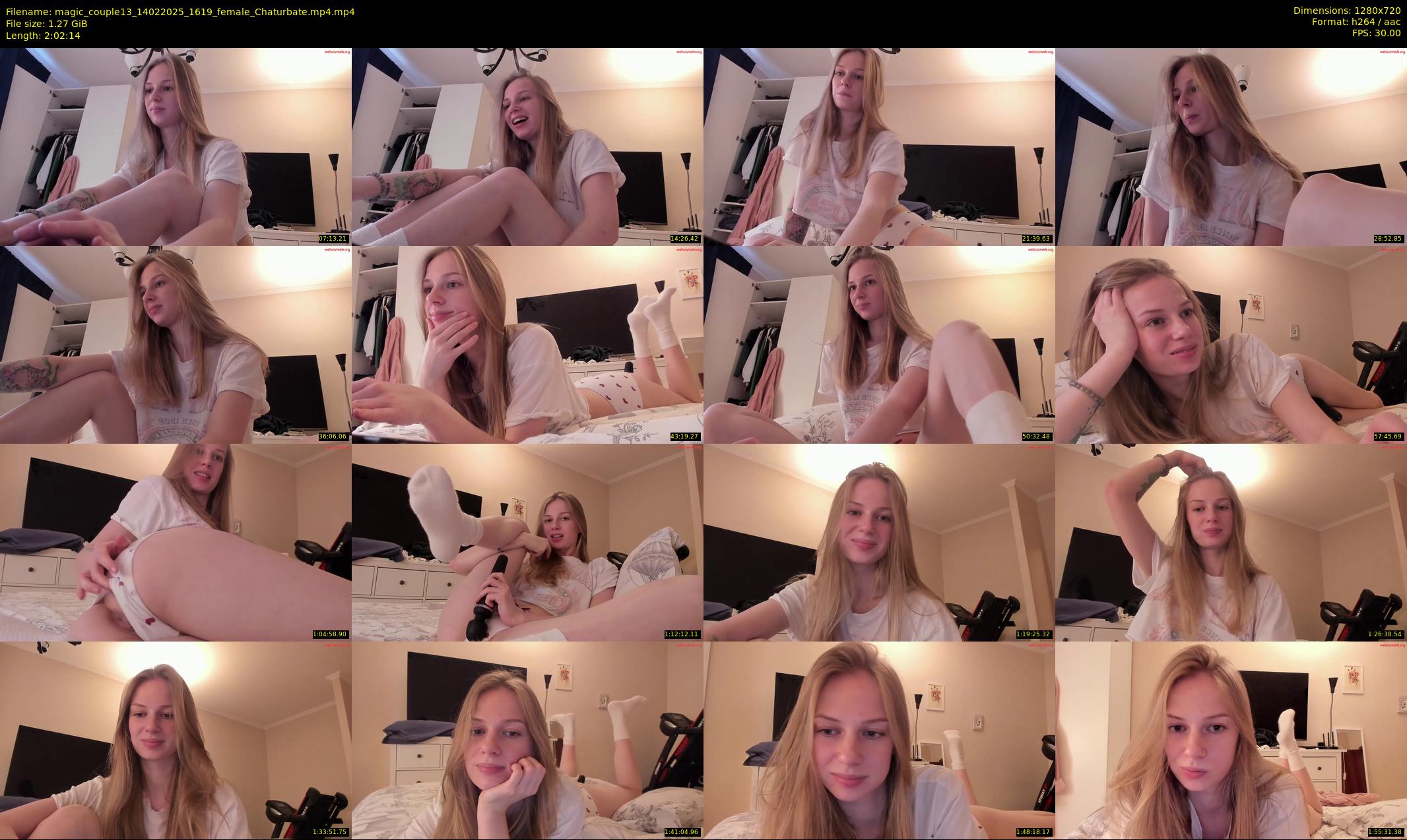 magic_couple13 — 123 minute Chaturbate couple cam show recording, 720p, Feb 14, 2025
